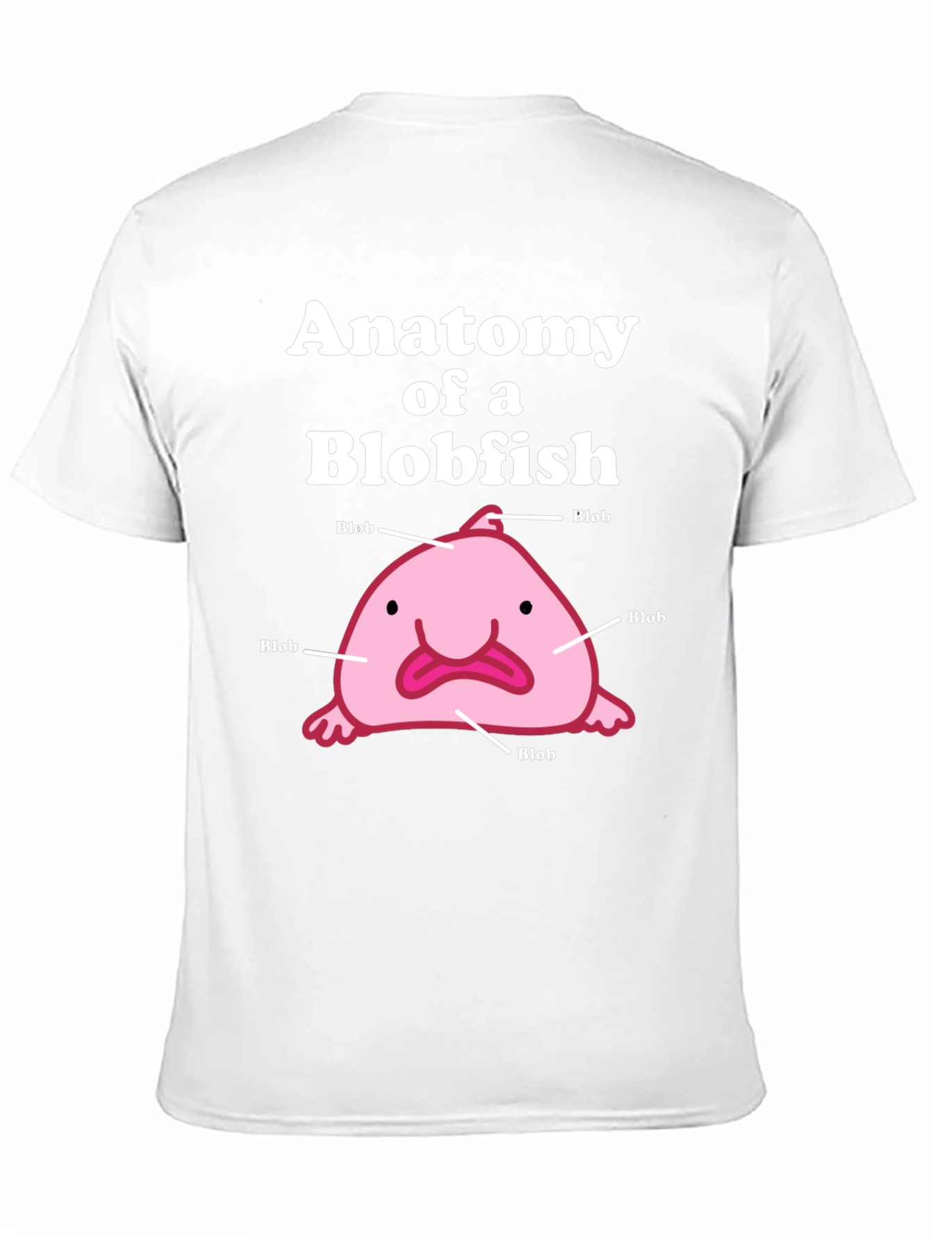 Anatomy of a Blobfish Graphic T-Shirt