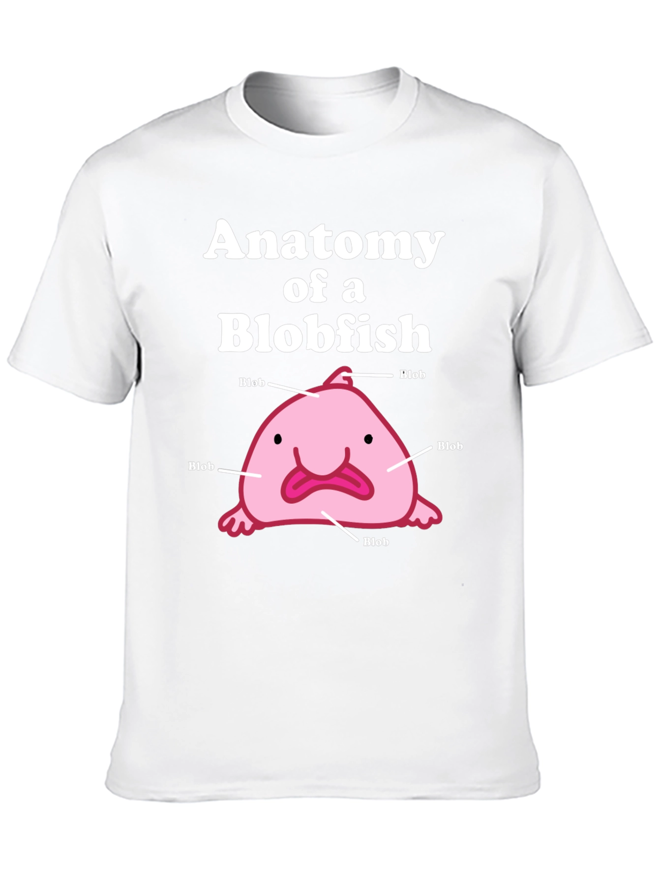Anatomy of a Blobfish Graphic T-Shirt