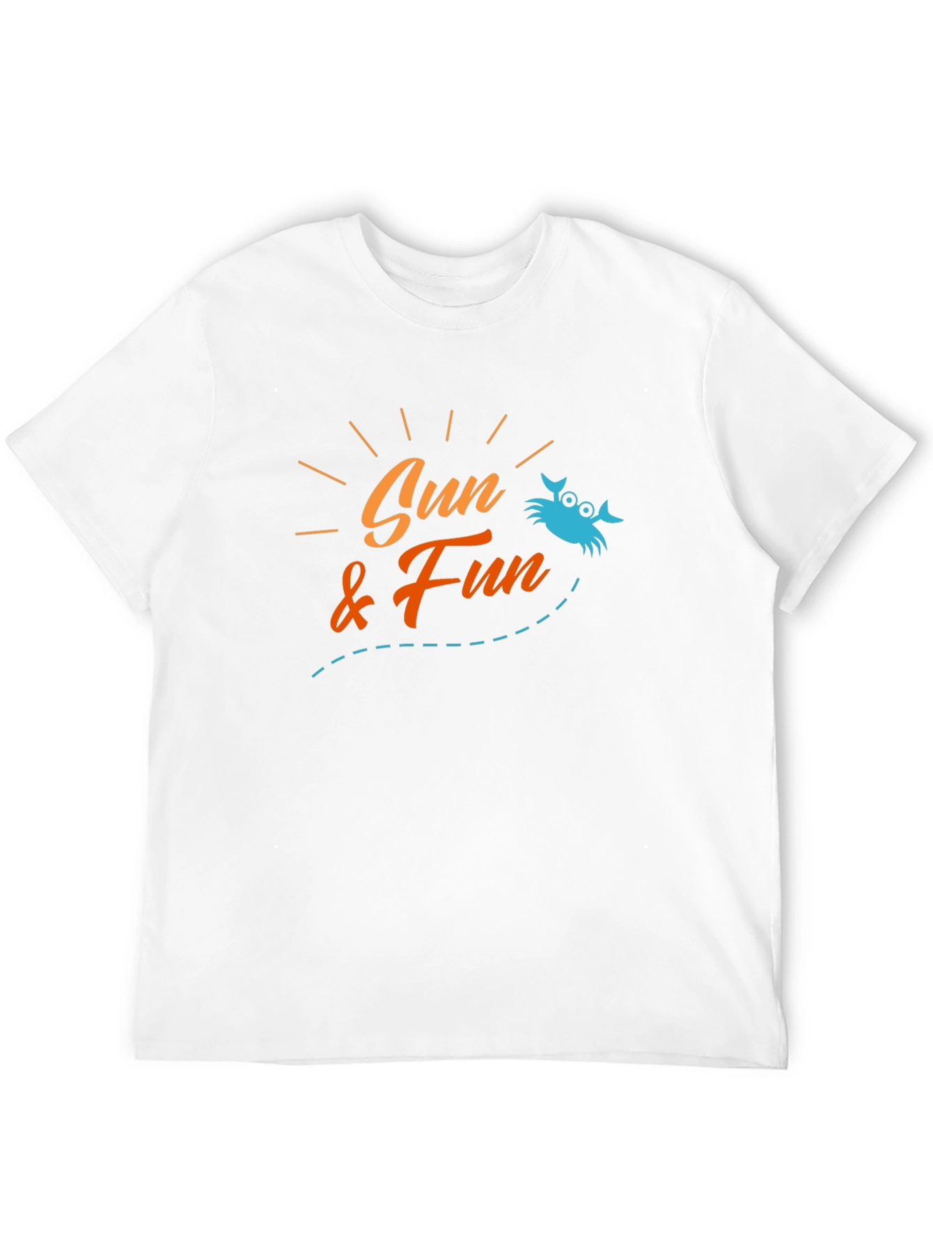 Sun & Fun Crab Graphic Tee - Black