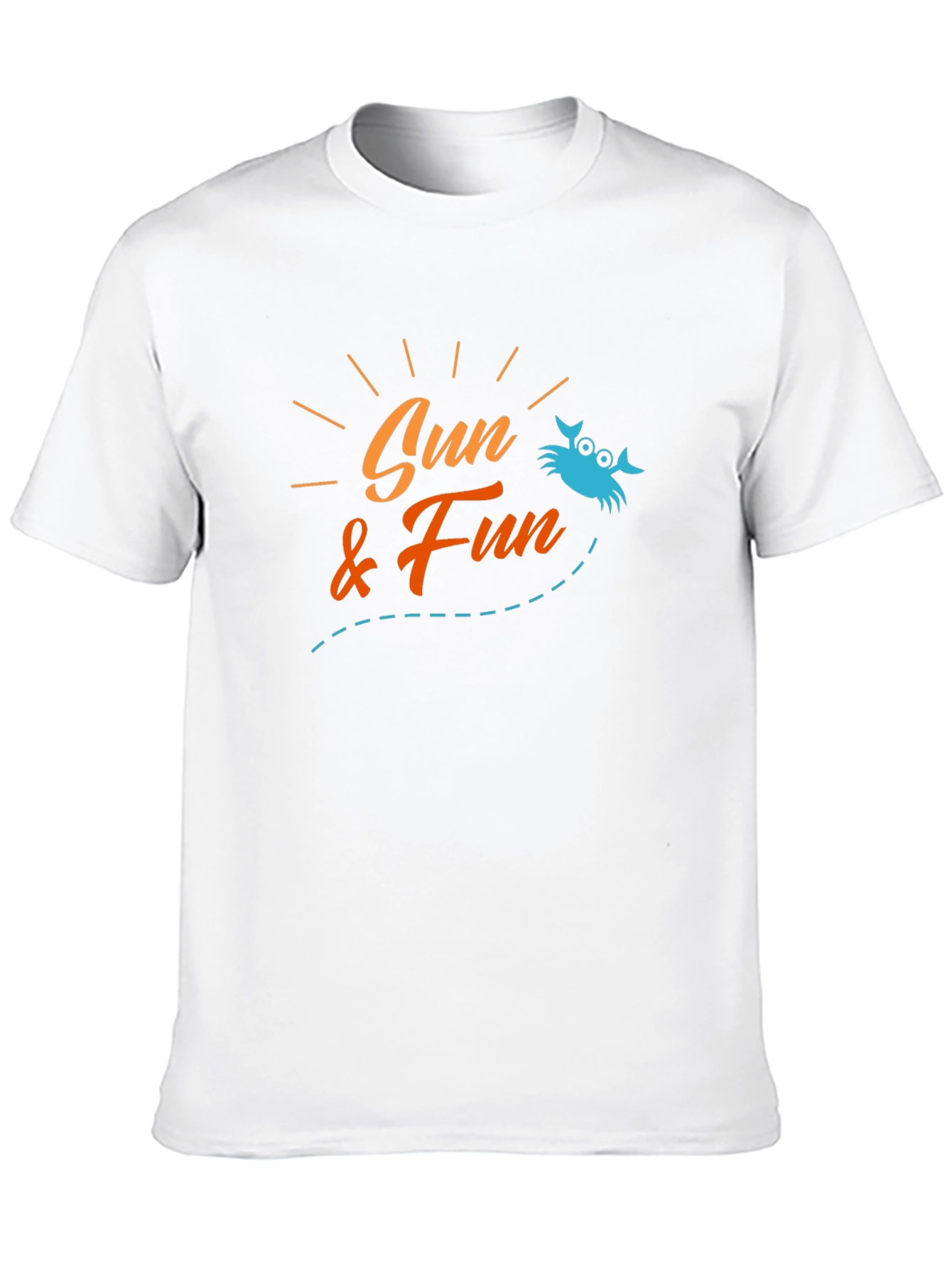 Sun & Fun Crab Graphic Tee - Black