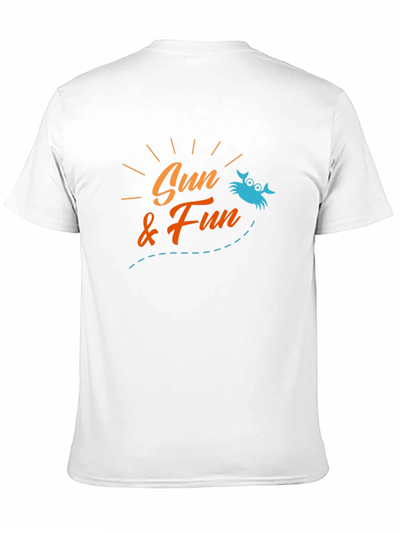 Sun & Fun Crab Graphic Tee - Black