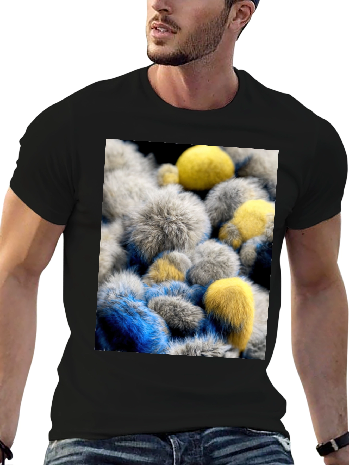 Abstract Furry Ball T-Shirt