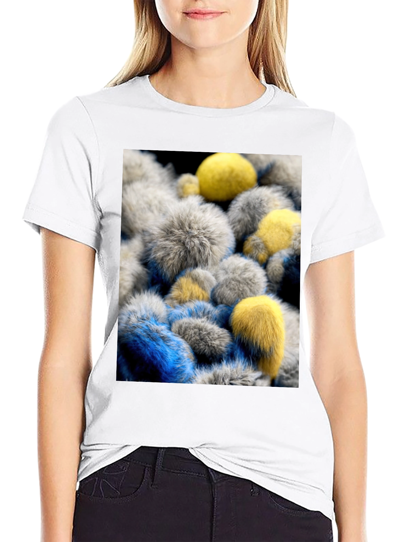 Abstract Furry Ball T-Shirt