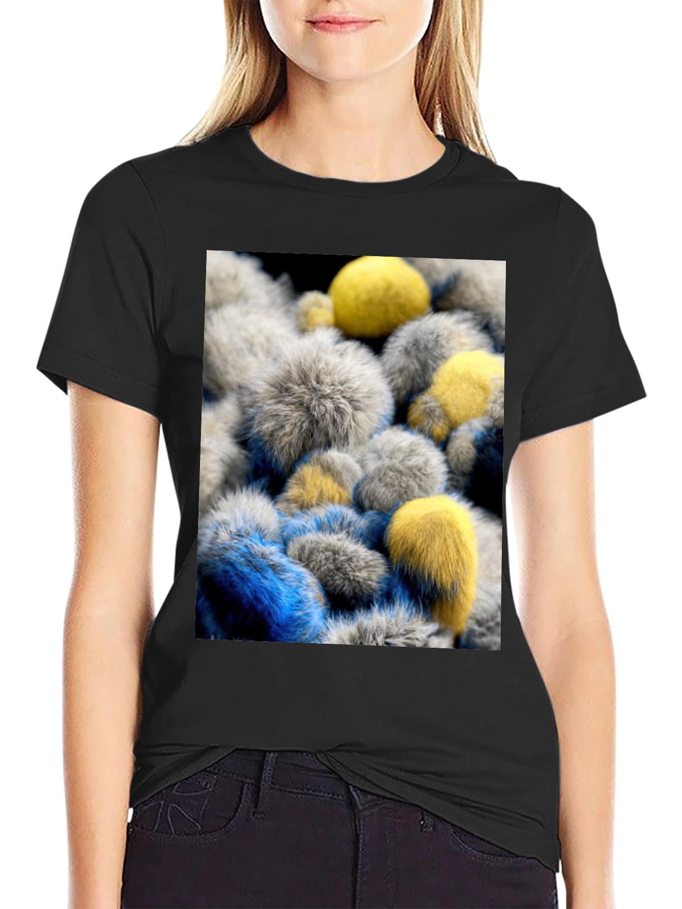 Abstract Furry Ball T-Shirt