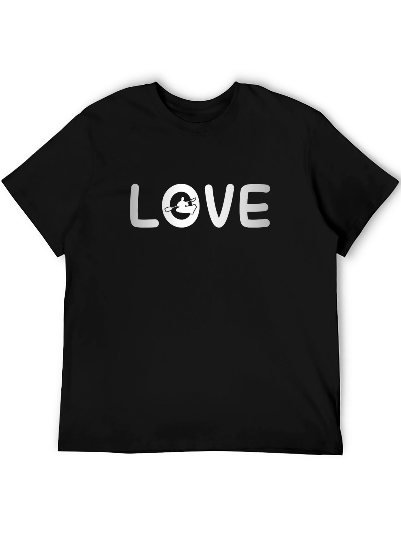 Love Boating T-Shirt - Black Crew Neck Tee