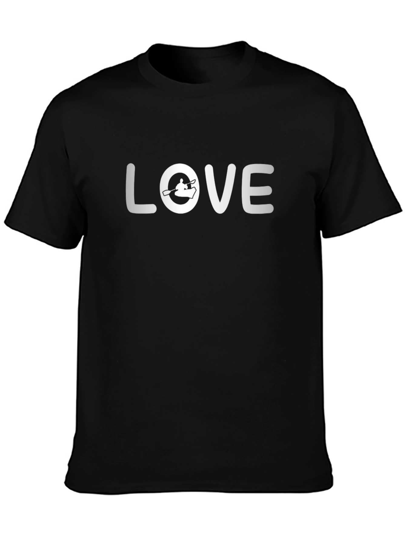 Love Boating T-Shirt - Black Crew Neck Tee
