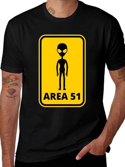 Area 51 Alien Graphic T-Shirt