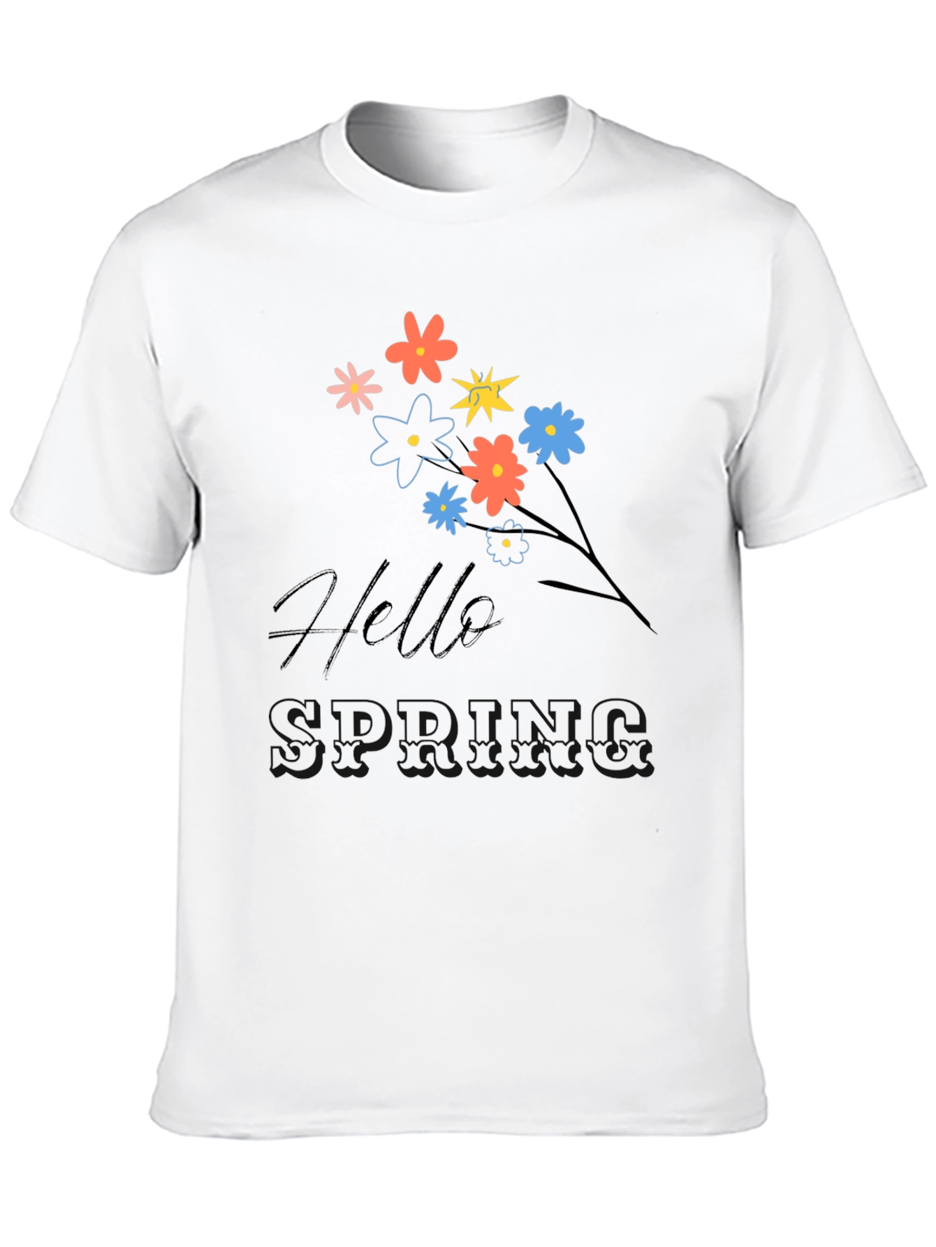 Hello Spring Graphic T-Shirt