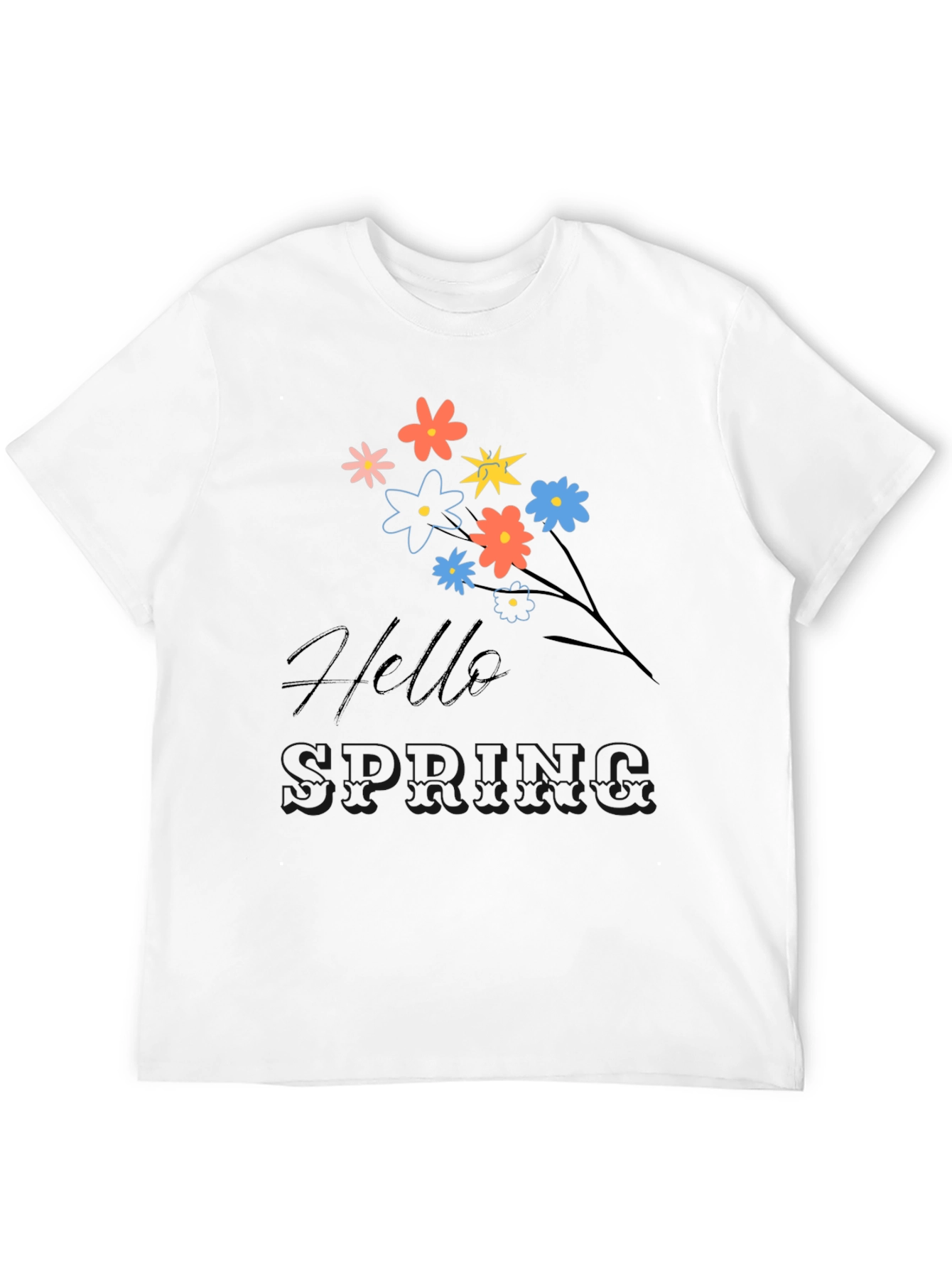 Hello Spring Graphic T-Shirt