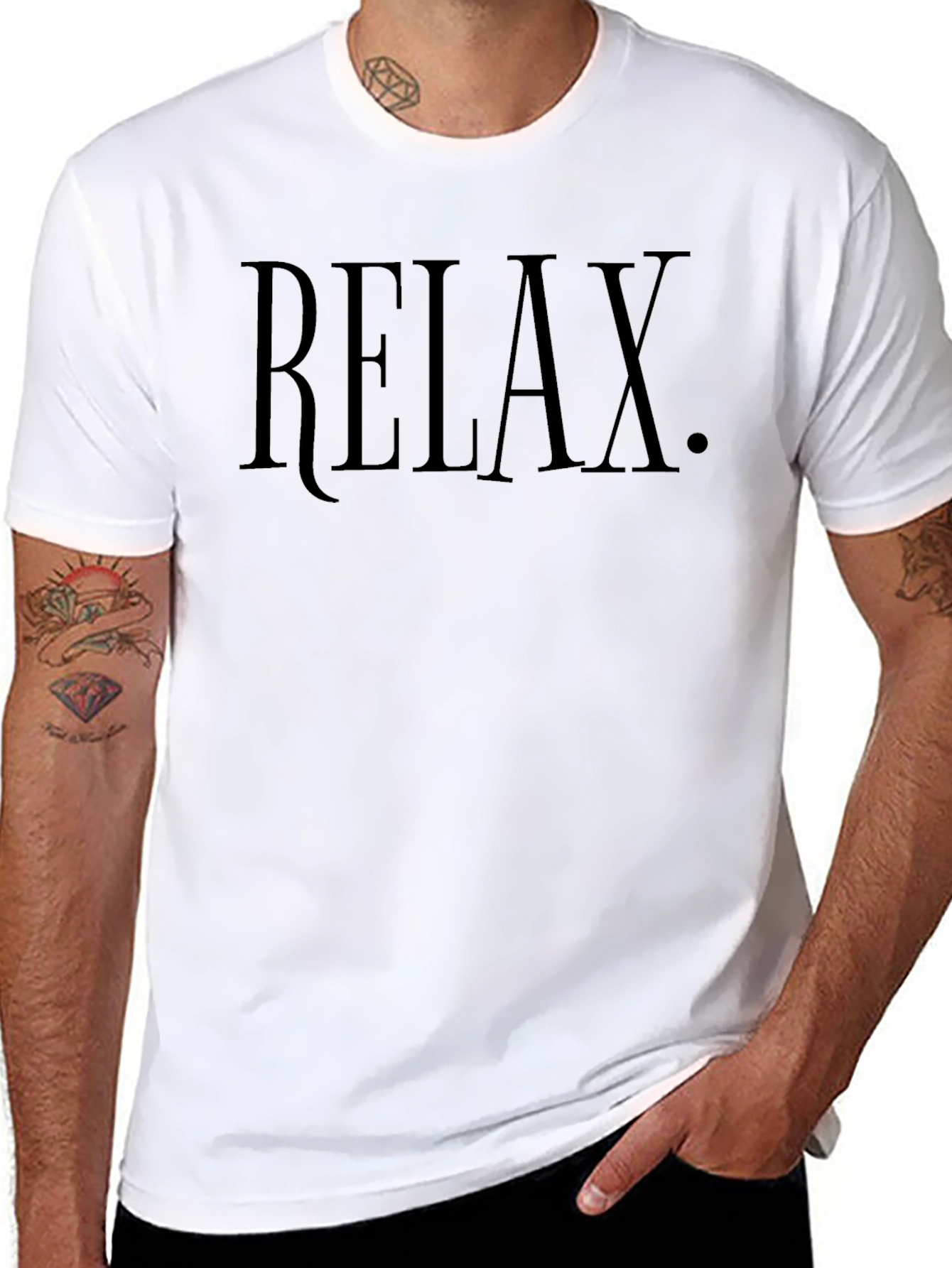 Relax Black T-Shirt | Comfort & Style