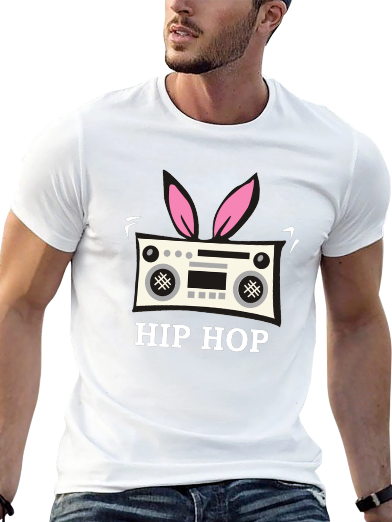 Hip Hop Easter Bunny Graphic Tee