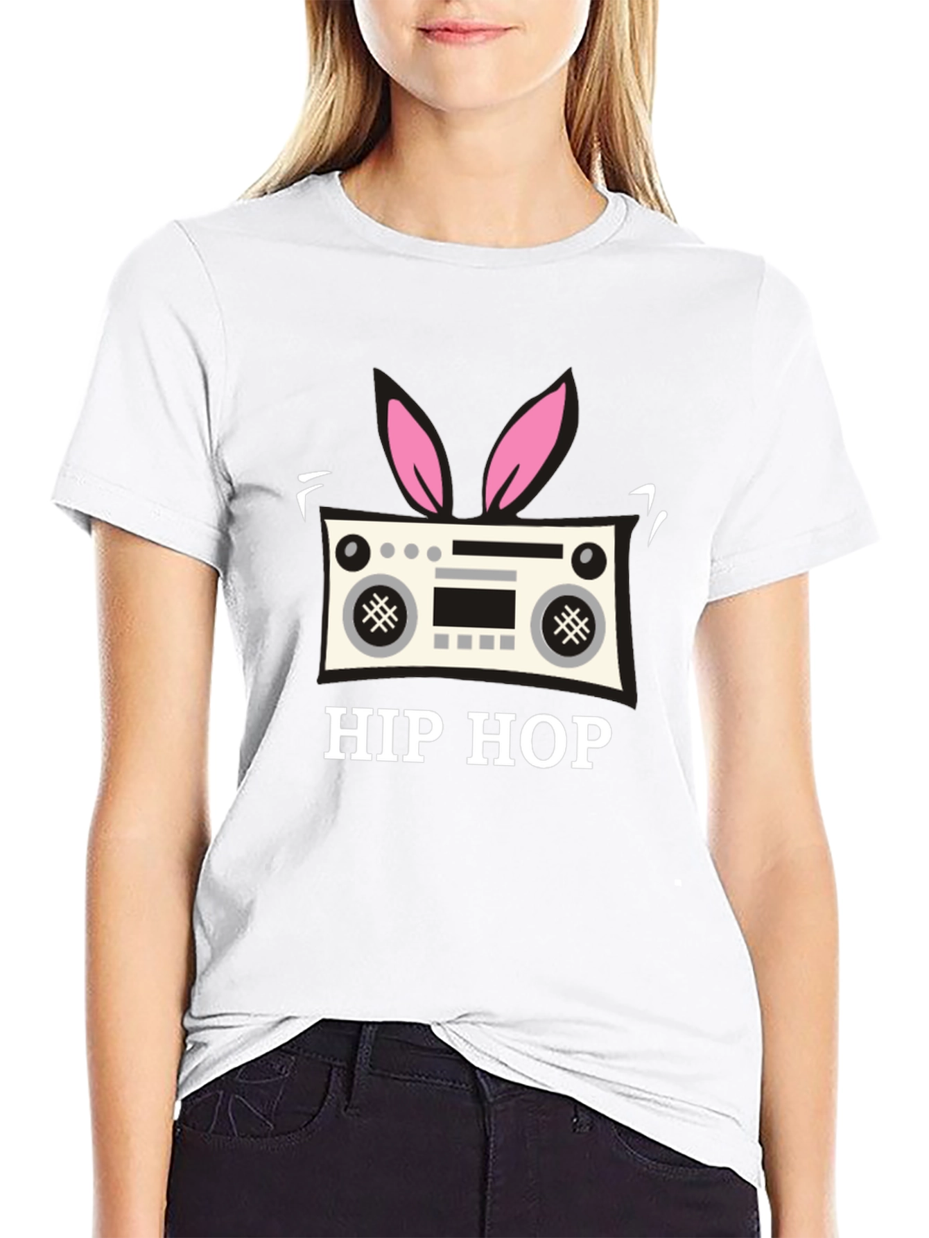 Hip Hop Easter Bunny Graphic Tee