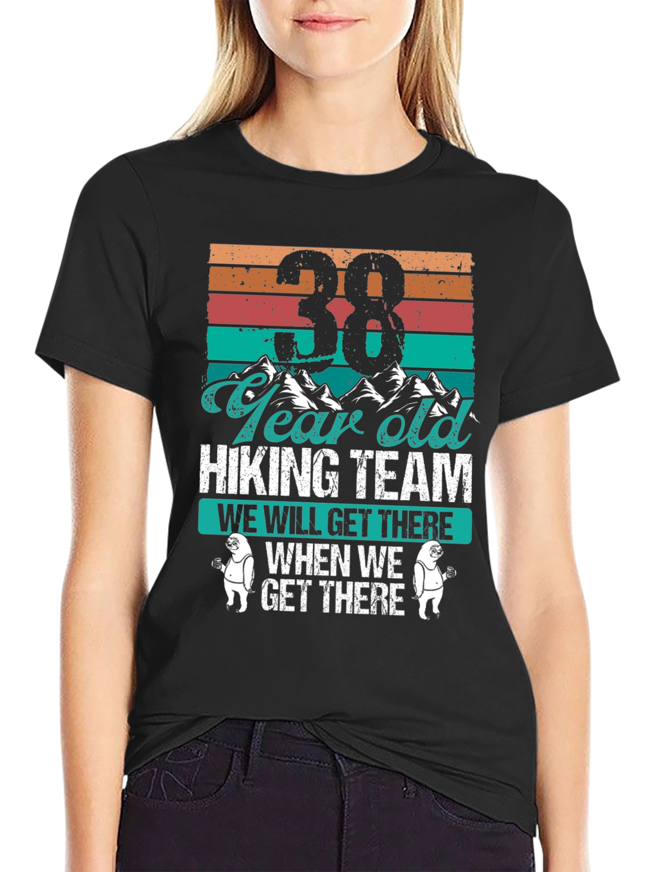 38 Year Old Hiking Team Tee