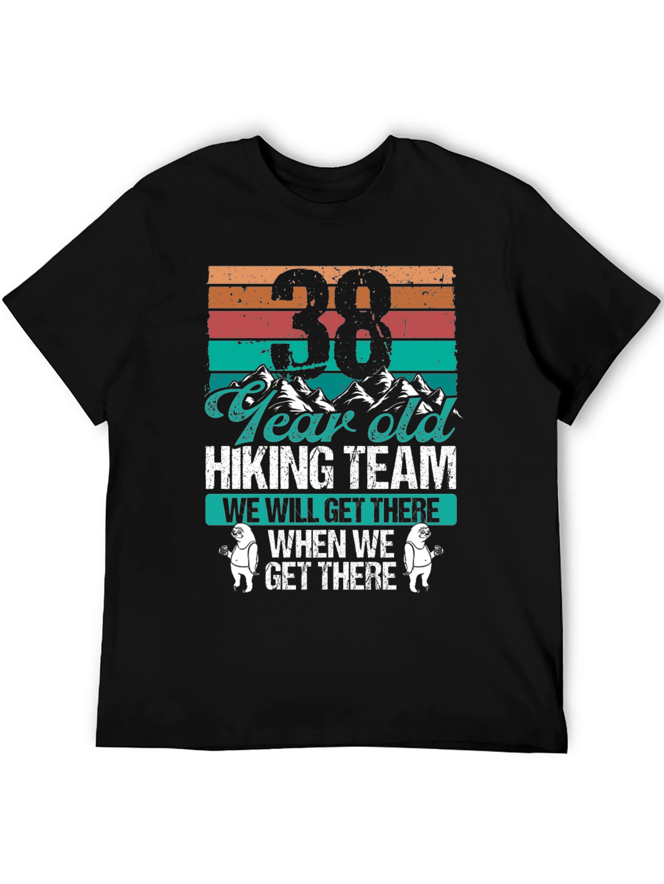 38 Year Old Hiking Team Tee
