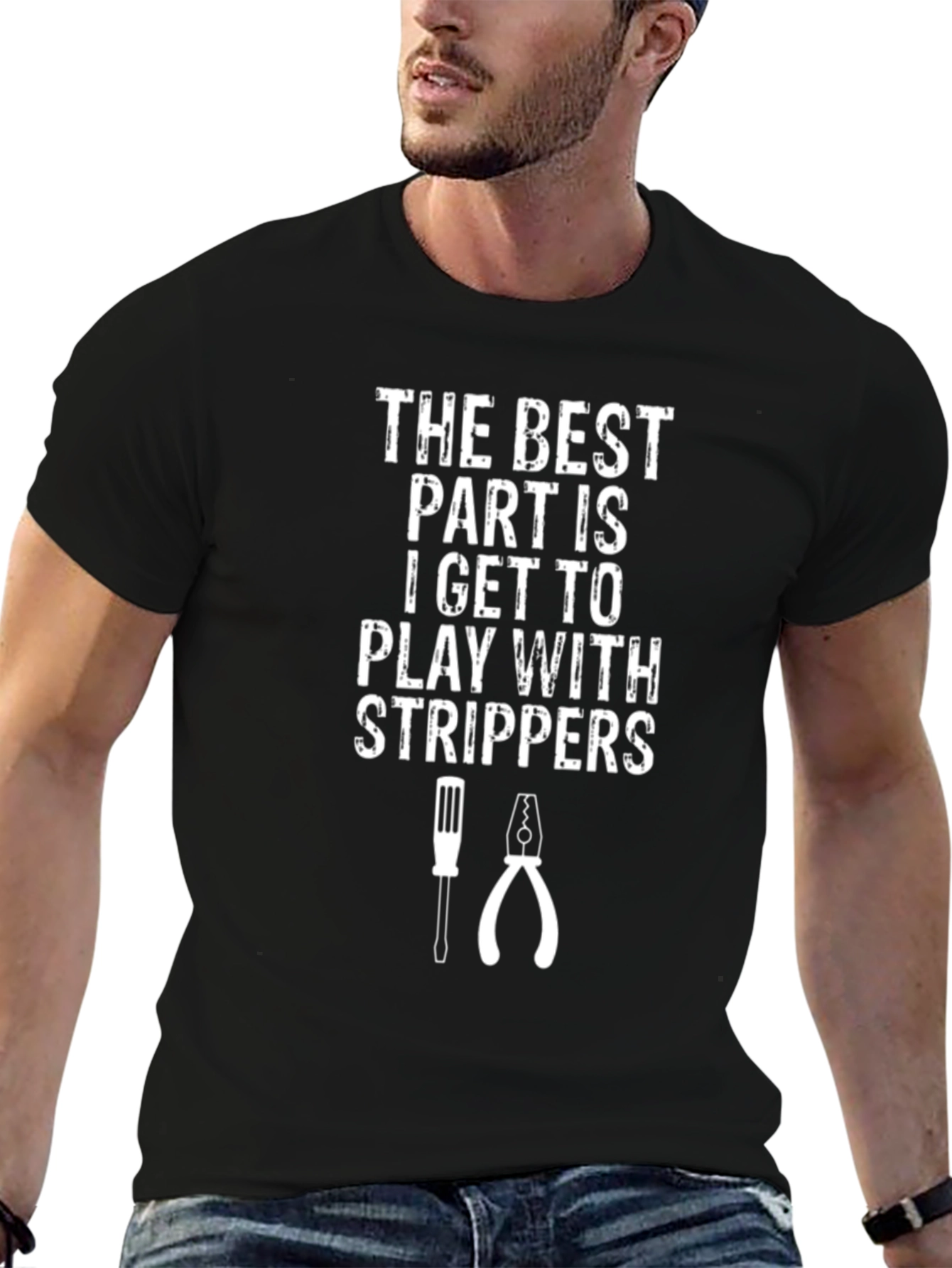 Electrician Strippers T-Shirt Funny Gift