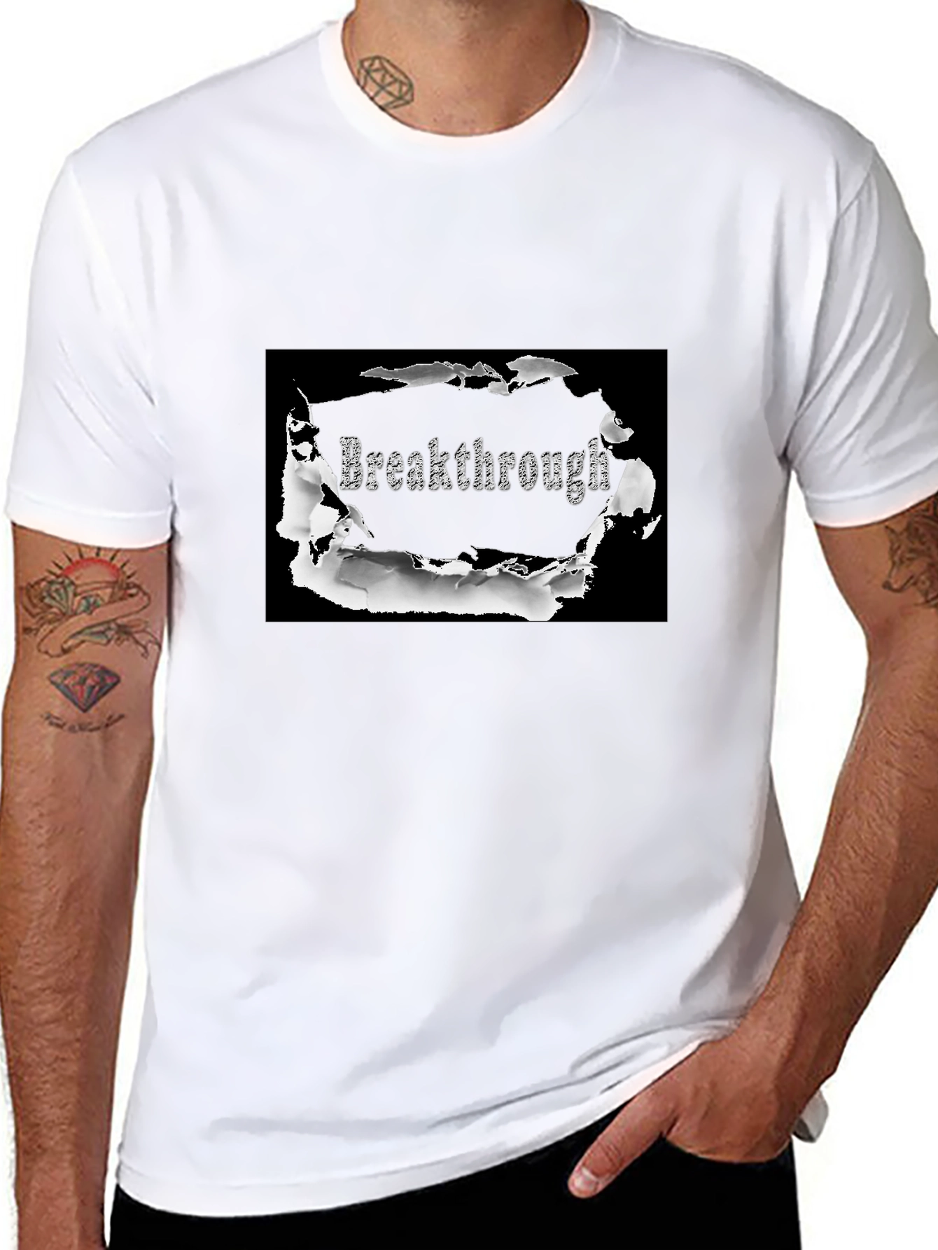 Breakthrough Graphic Black T-Shirt