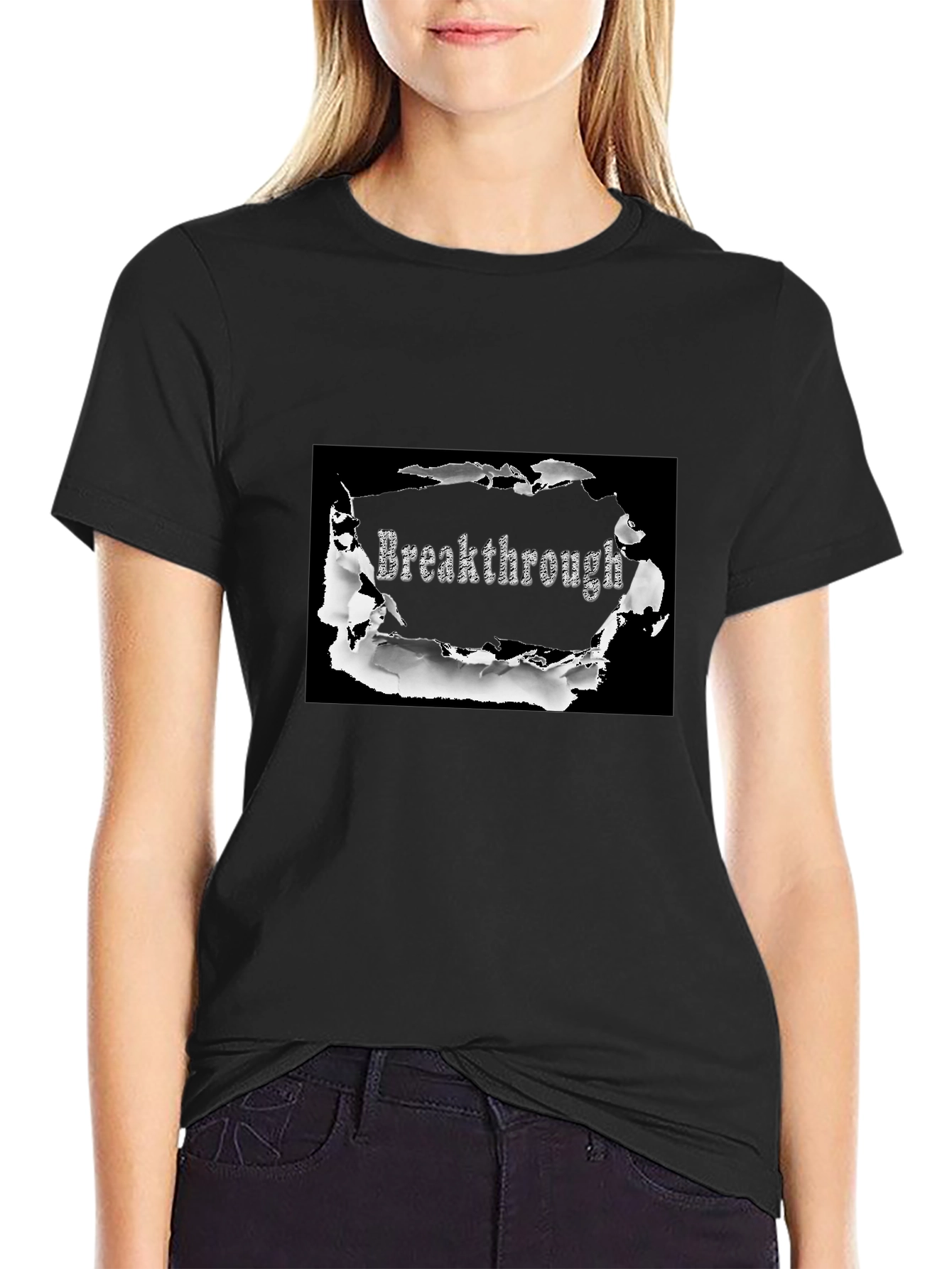 Breakthrough Graphic Black T-Shirt