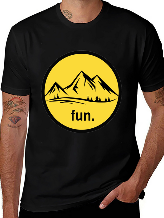 Fun Mountain Graphic T-Shirt