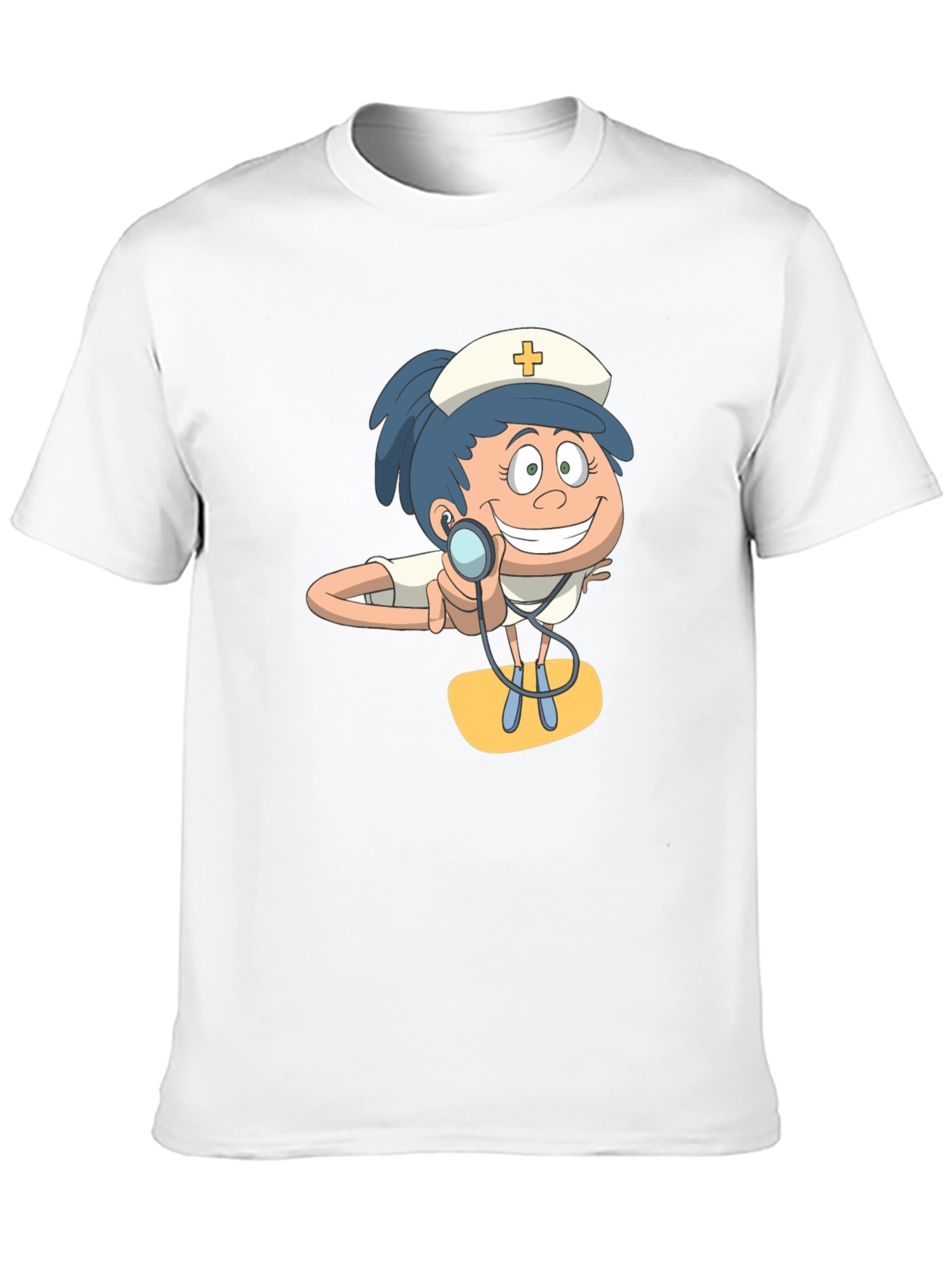 Cartoon Nurse Graphic Tee