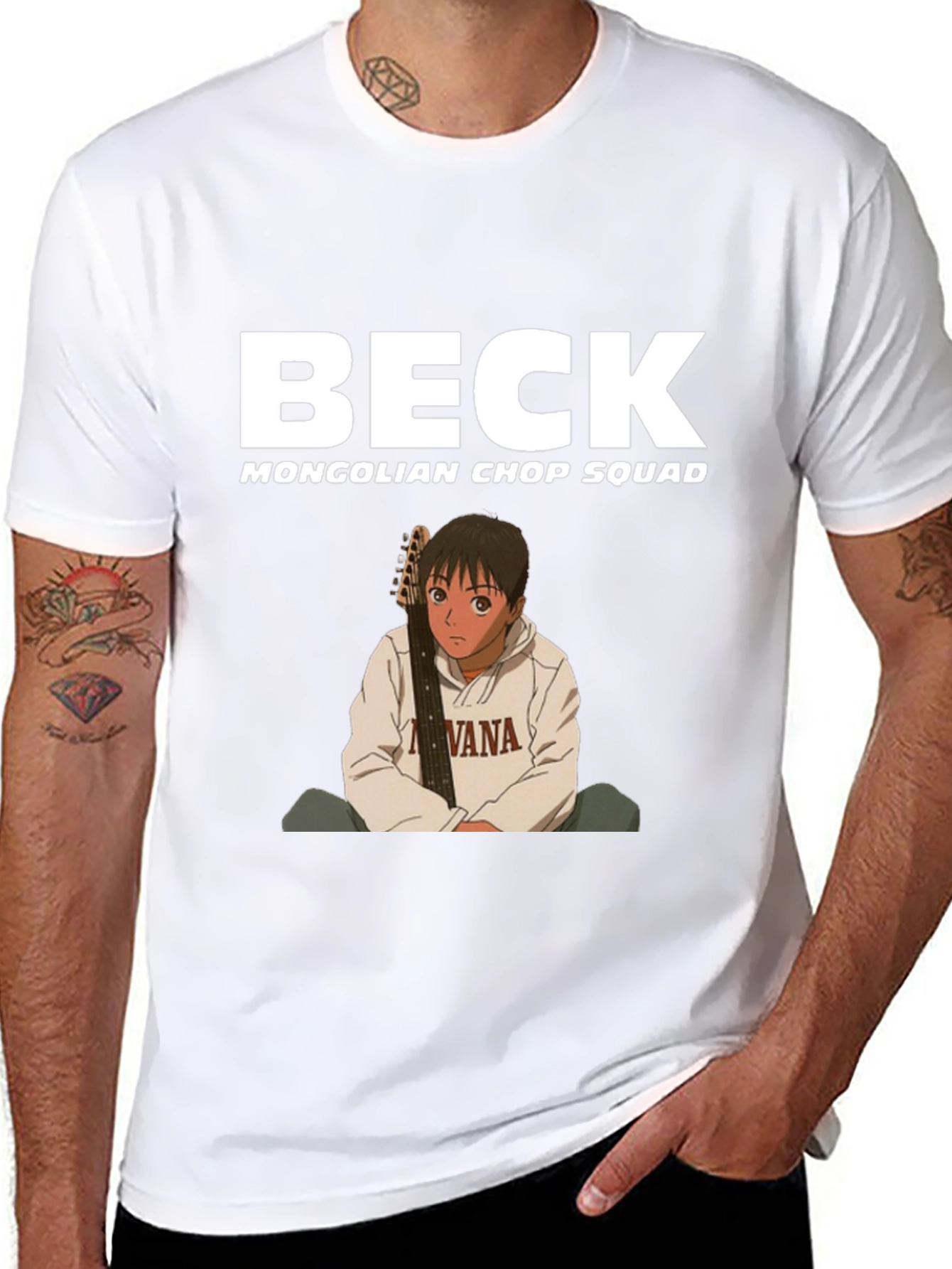 Beck Mongolian Chop Squad T-Shirt Anime Music Band Tee