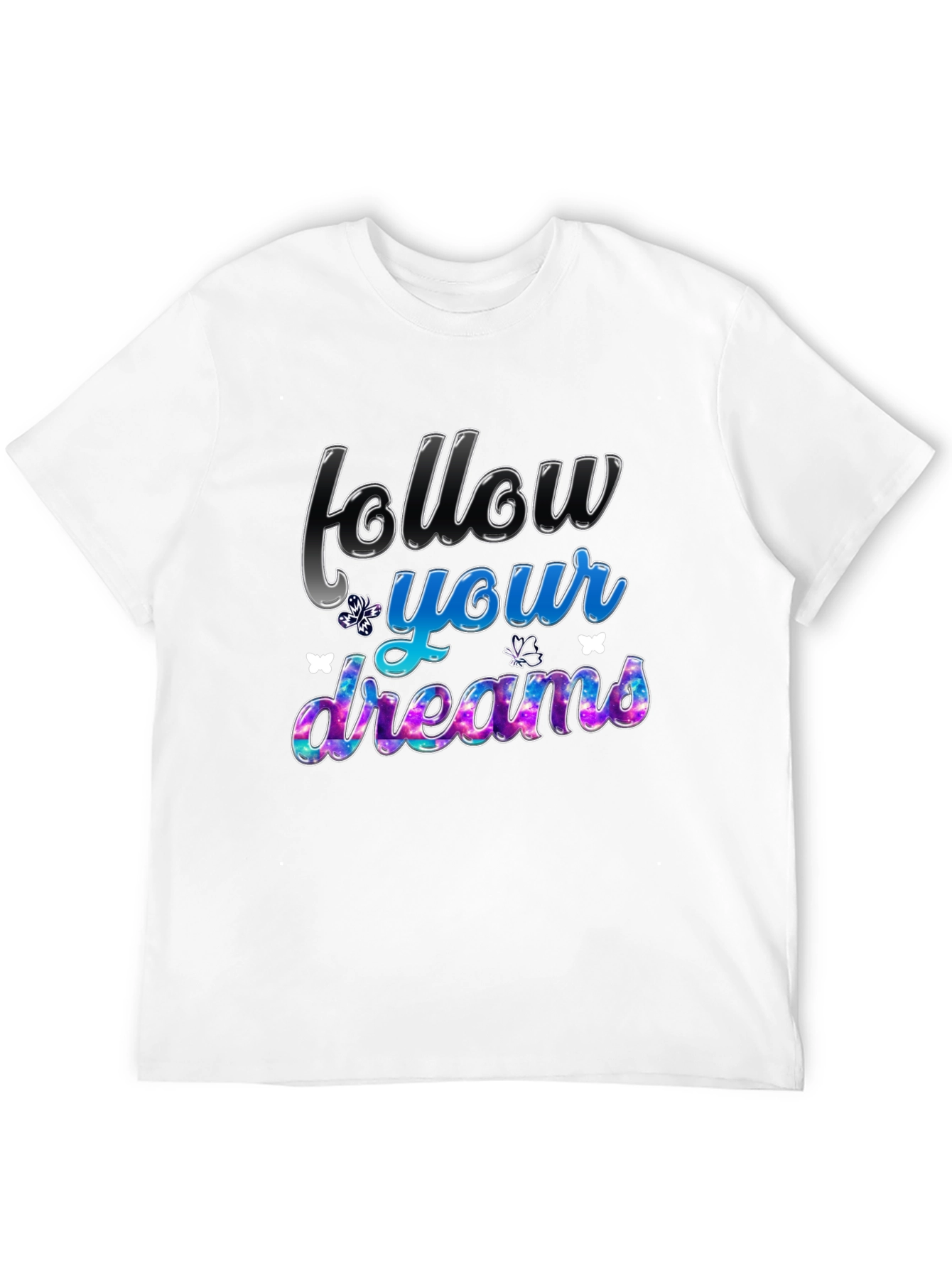 Follow Your Dreams Graphic Tee - Black