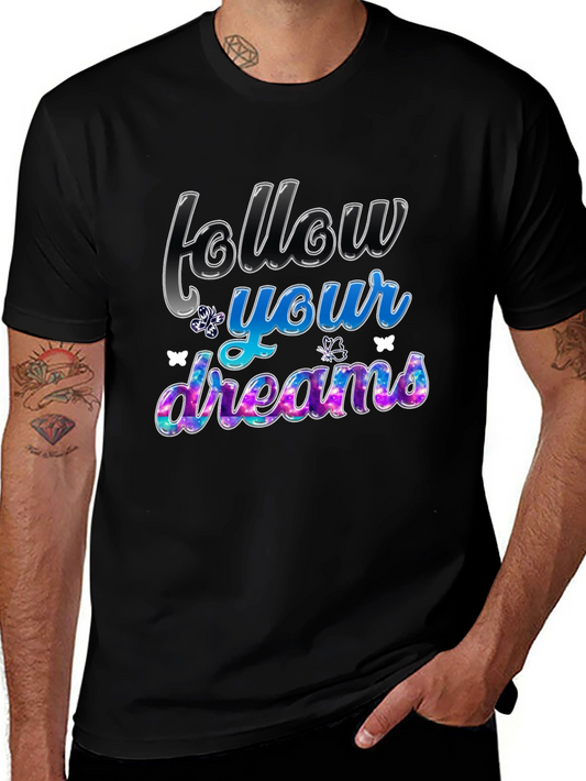 Follow Your Dreams Graphic Tee - Black