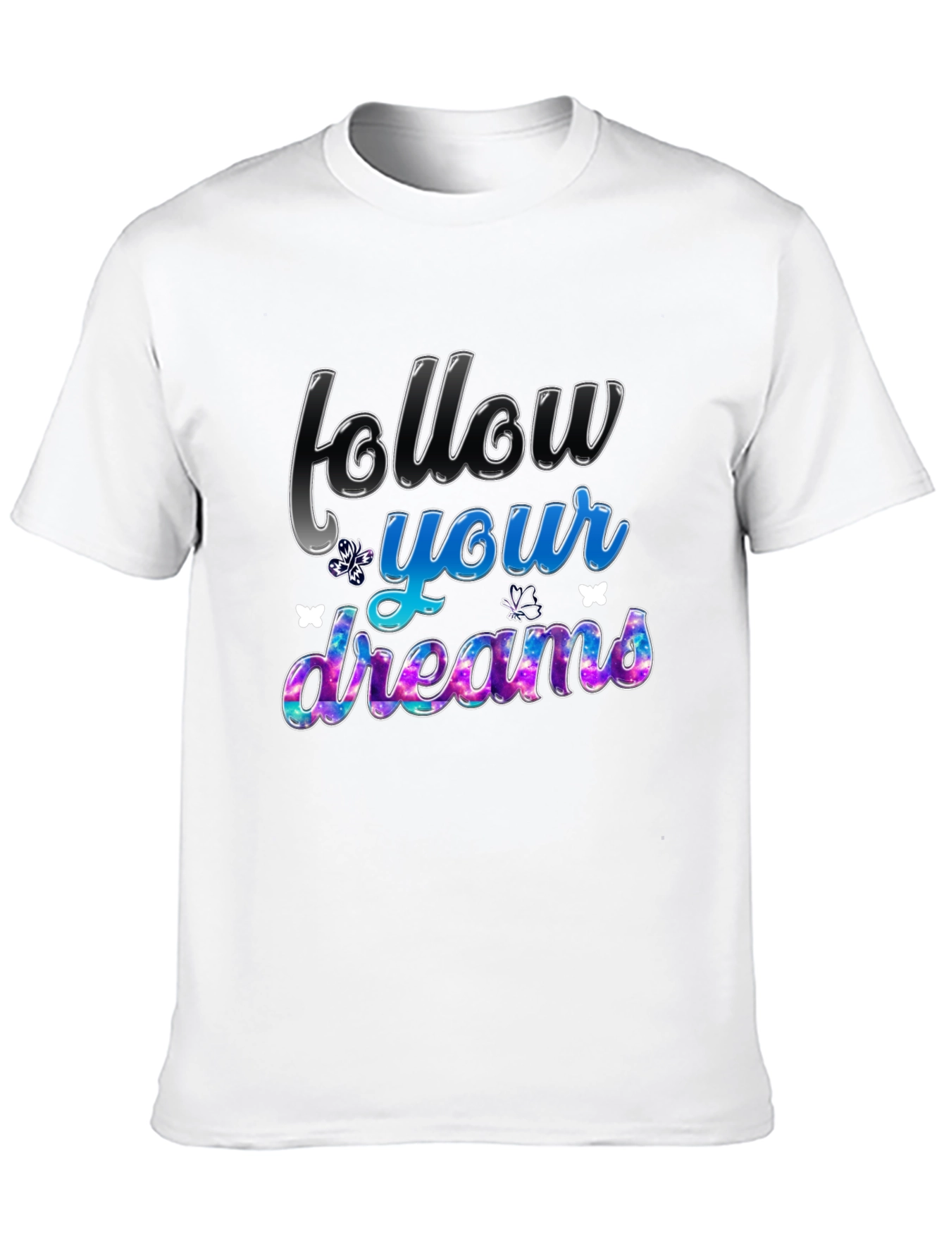 Follow Your Dreams Graphic Tee - Black