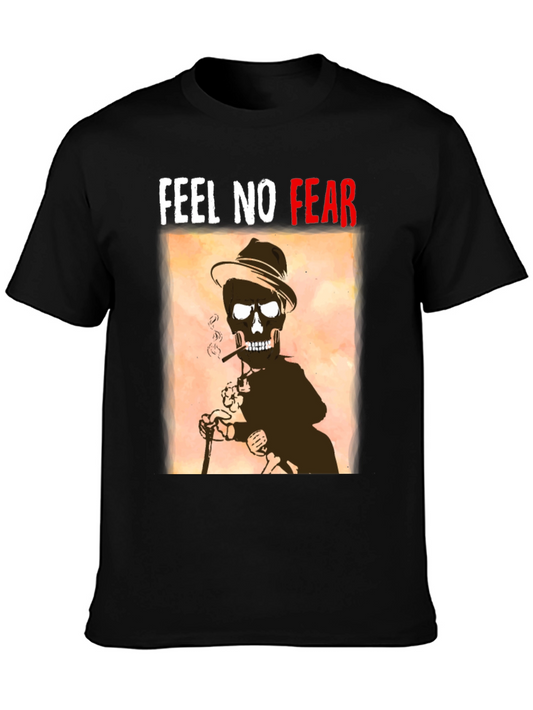 Feel No Fear Skull Graphic Tee
