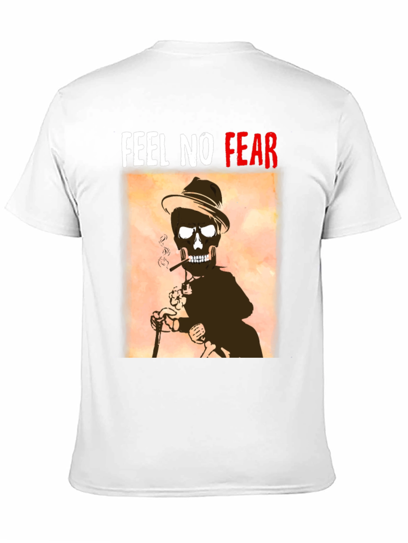 Feel No Fear Skull Graphic Tee