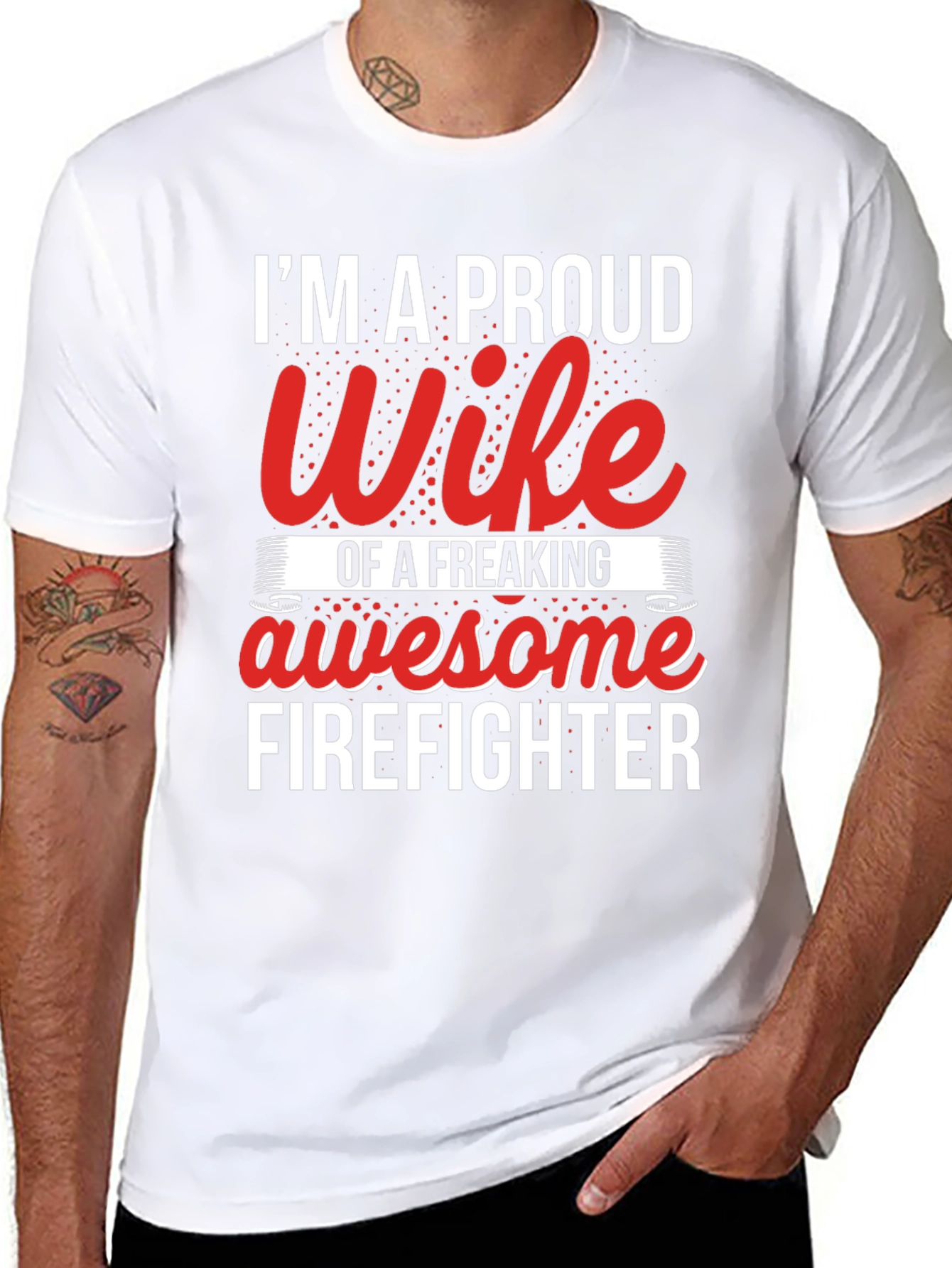 Proud Firefighter Wife T-Shirt