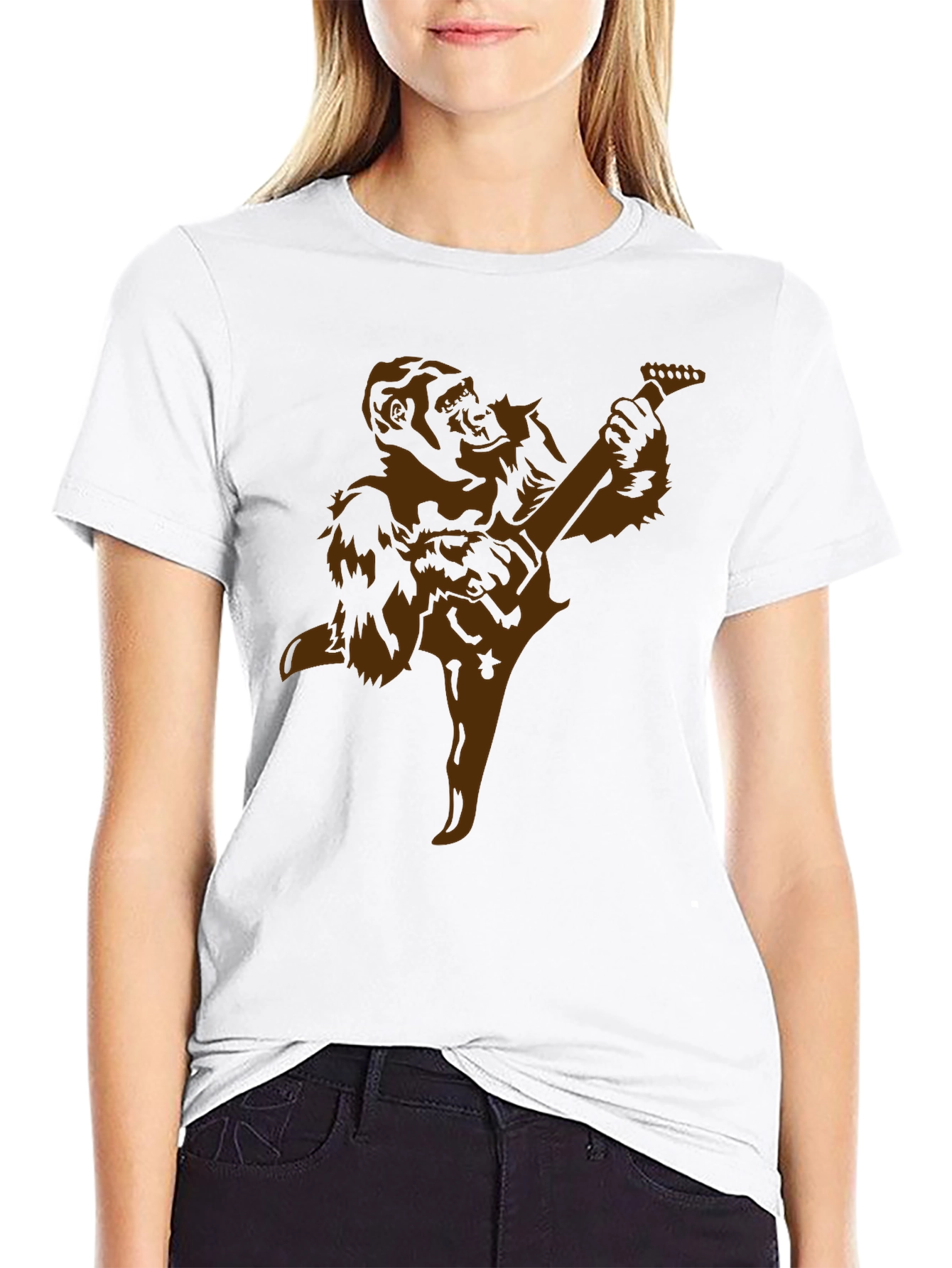Gorilla Guitarist Graphic T-Shirt