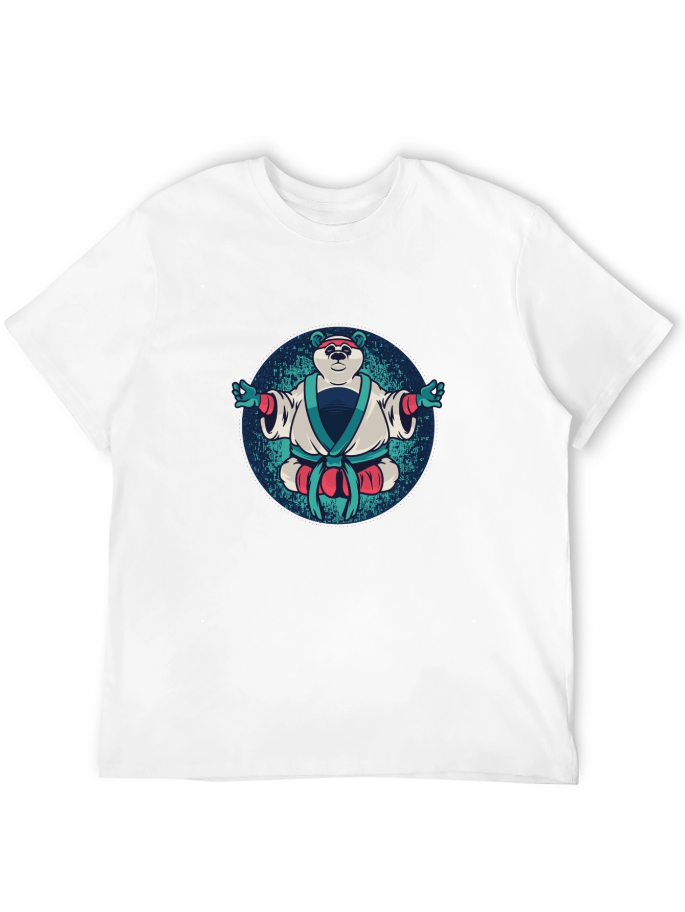 Zen Panda T-Shirt - Black Cotton Tee