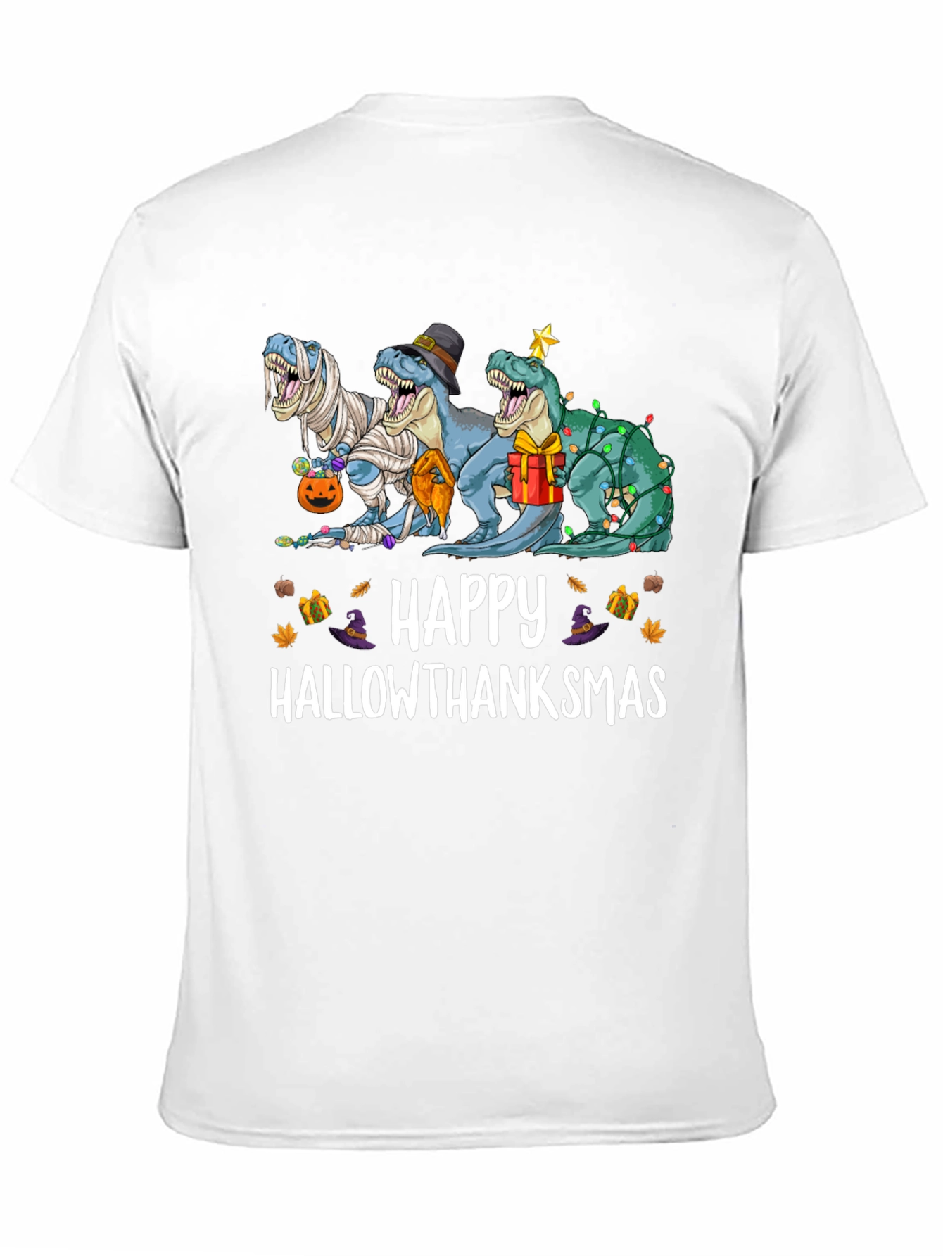 Funny Holiday T-Rex T-Shirt