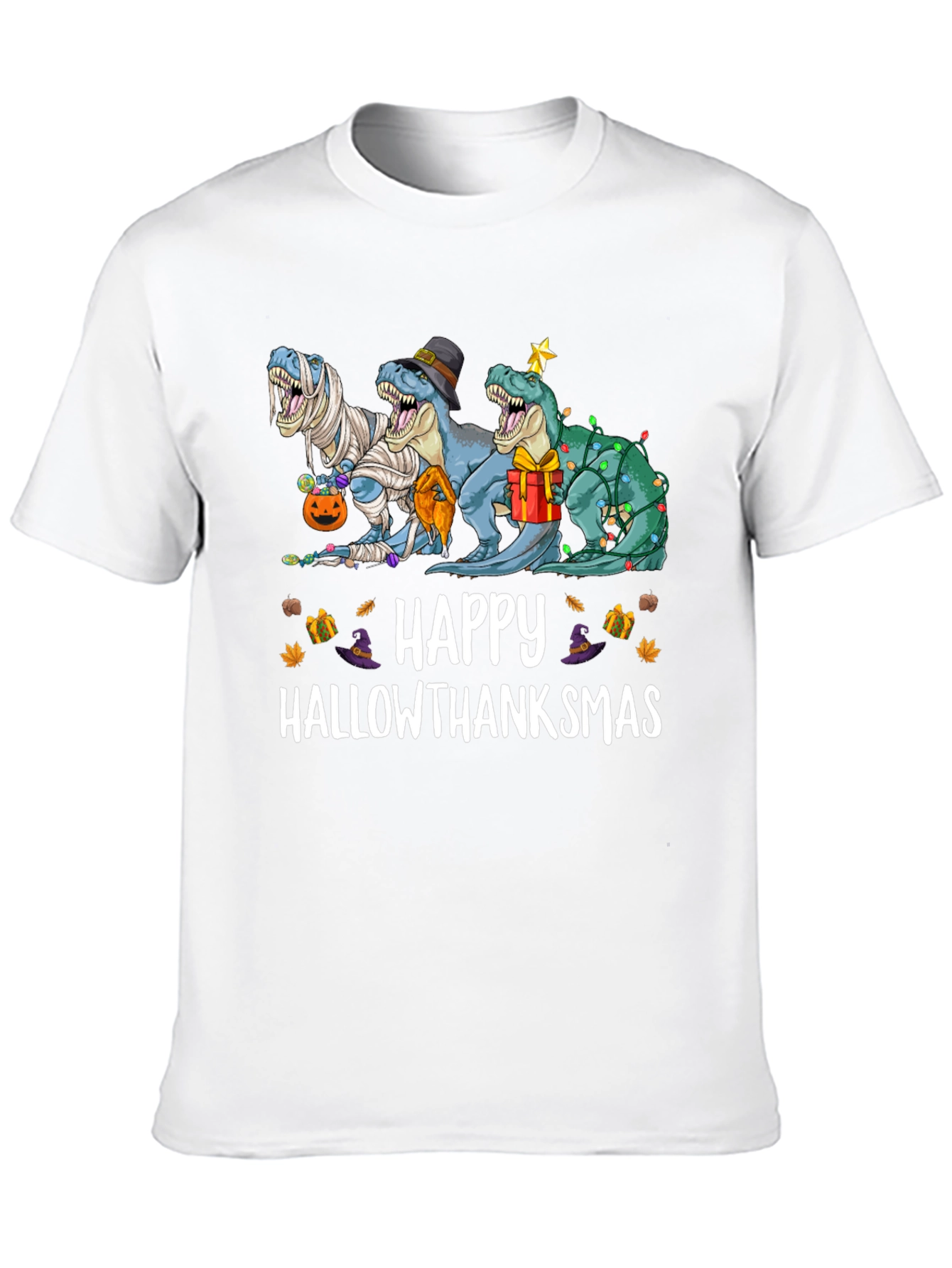 Funny Holiday T-Rex T-Shirt