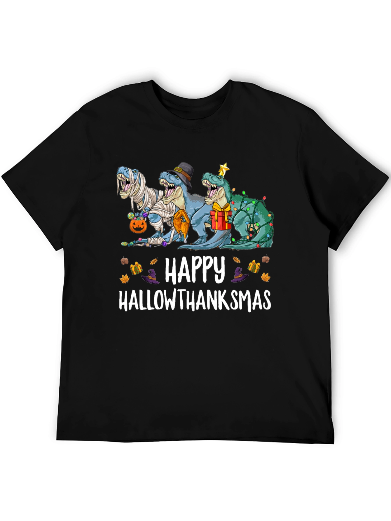 Funny Holiday T-Rex T-Shirt