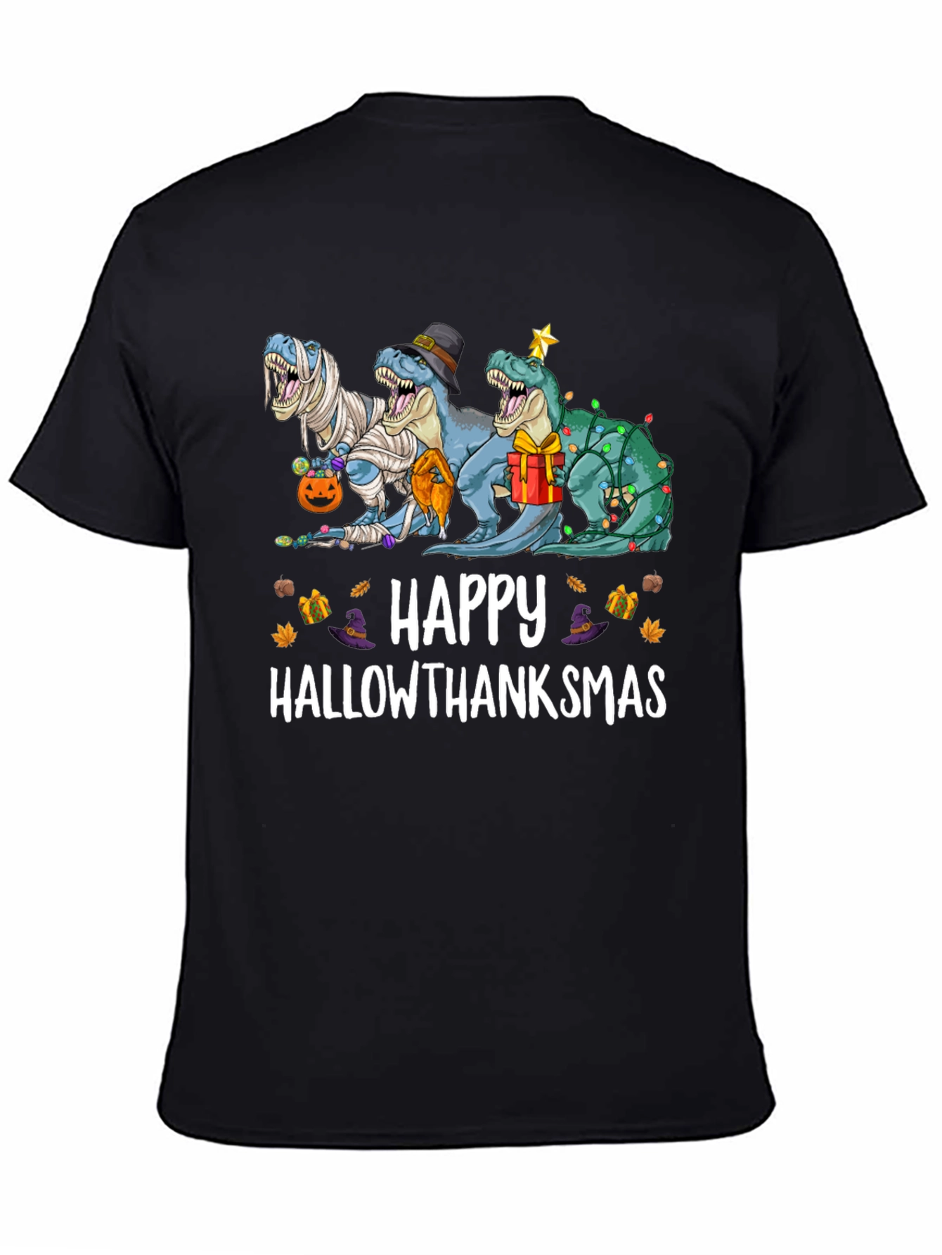 Funny Holiday T-Rex T-Shirt