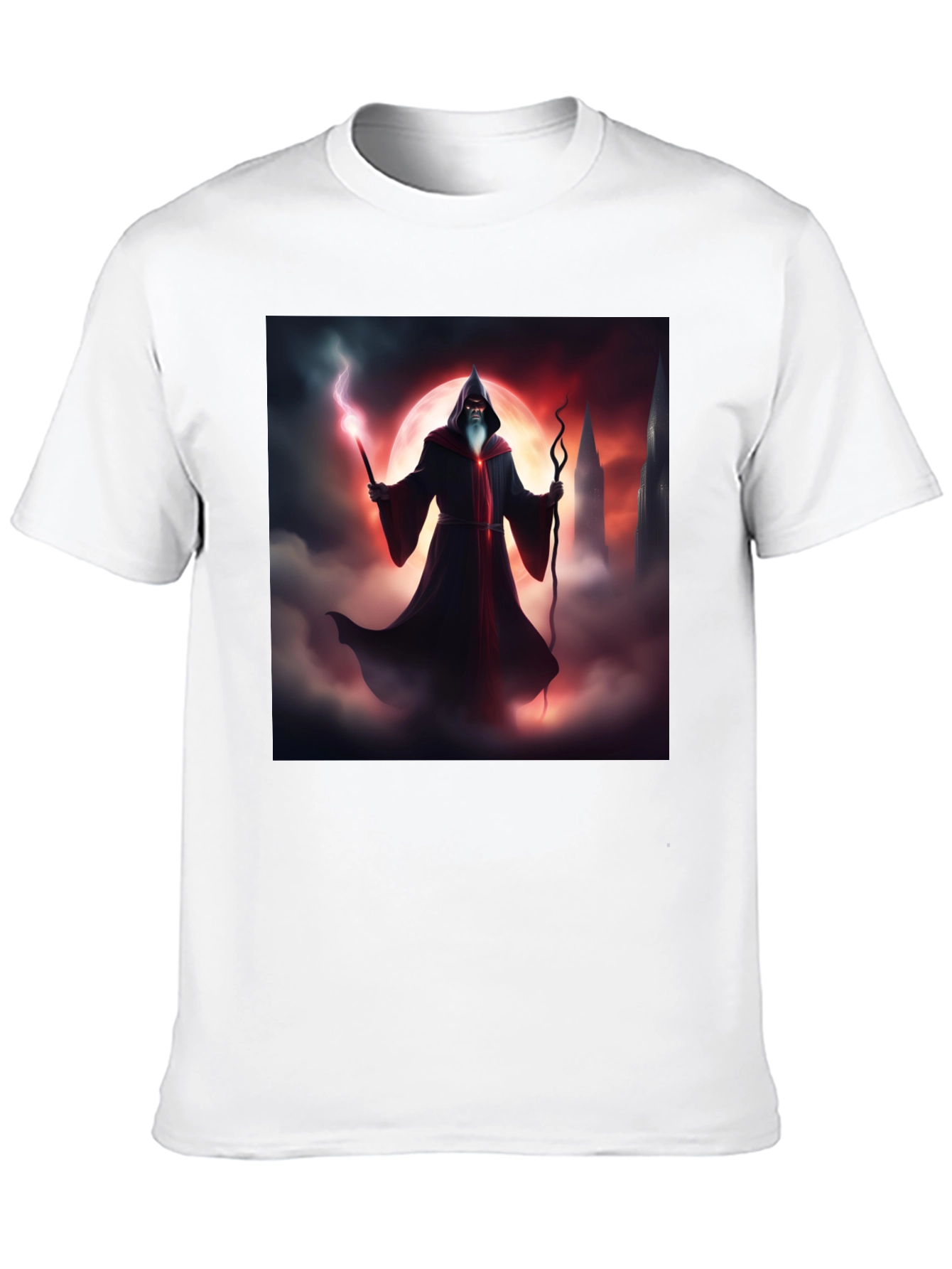Wizard Graphic Black T-Shirt