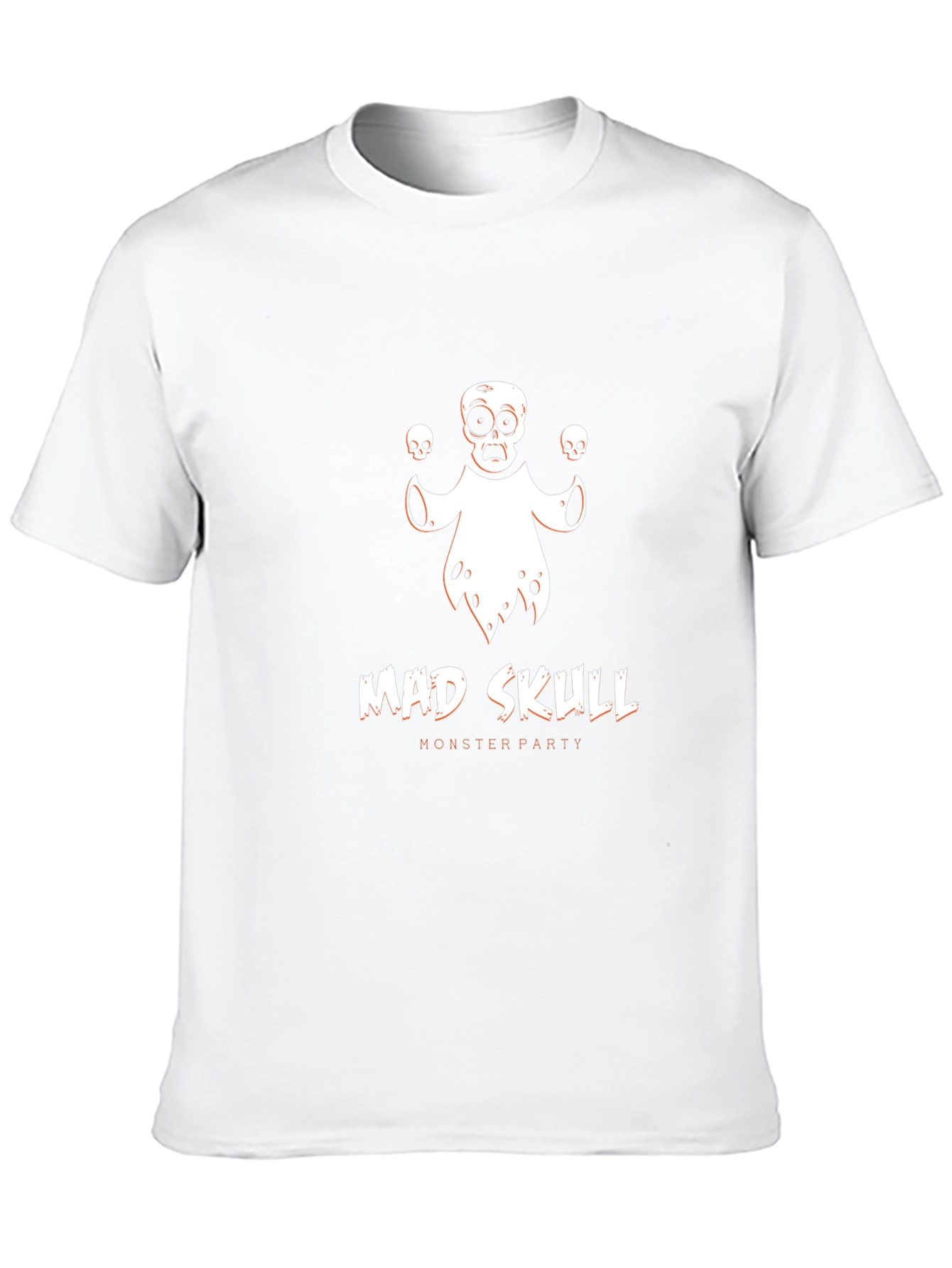 Mad Skull Monster Party Graphic T-Shirt