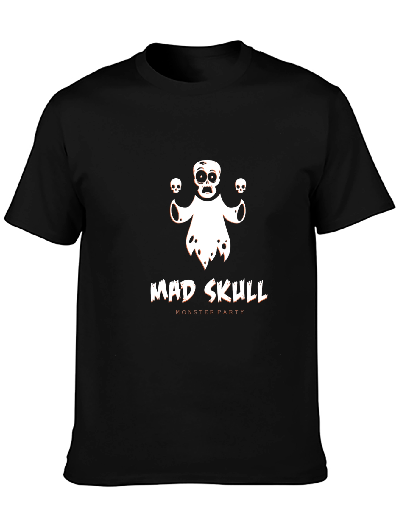 Mad Skull Monster Party Graphic T-Shirt