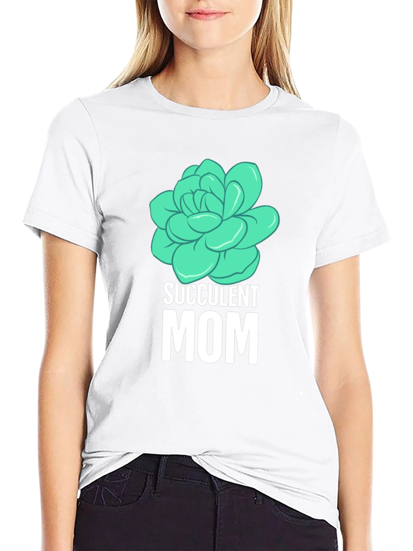 Succulent Mom Graphic T-Shirt