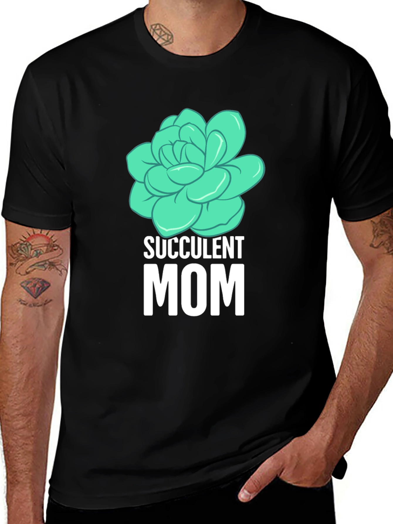 Succulent Mom Graphic T-Shirt
