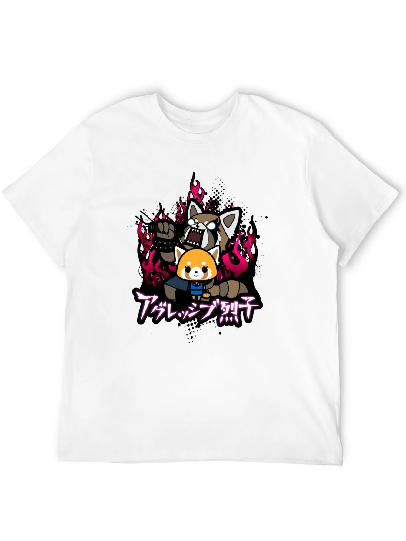 Aggretsuko Rage T-Shirt - Black Cotton Tee