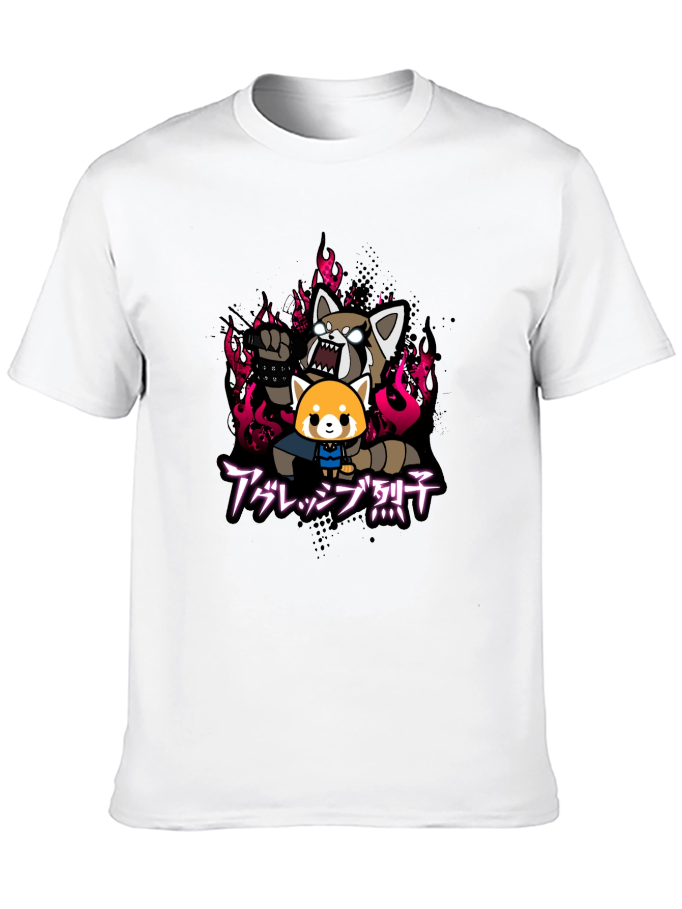 Aggretsuko Rage T-Shirt - Black Cotton Tee