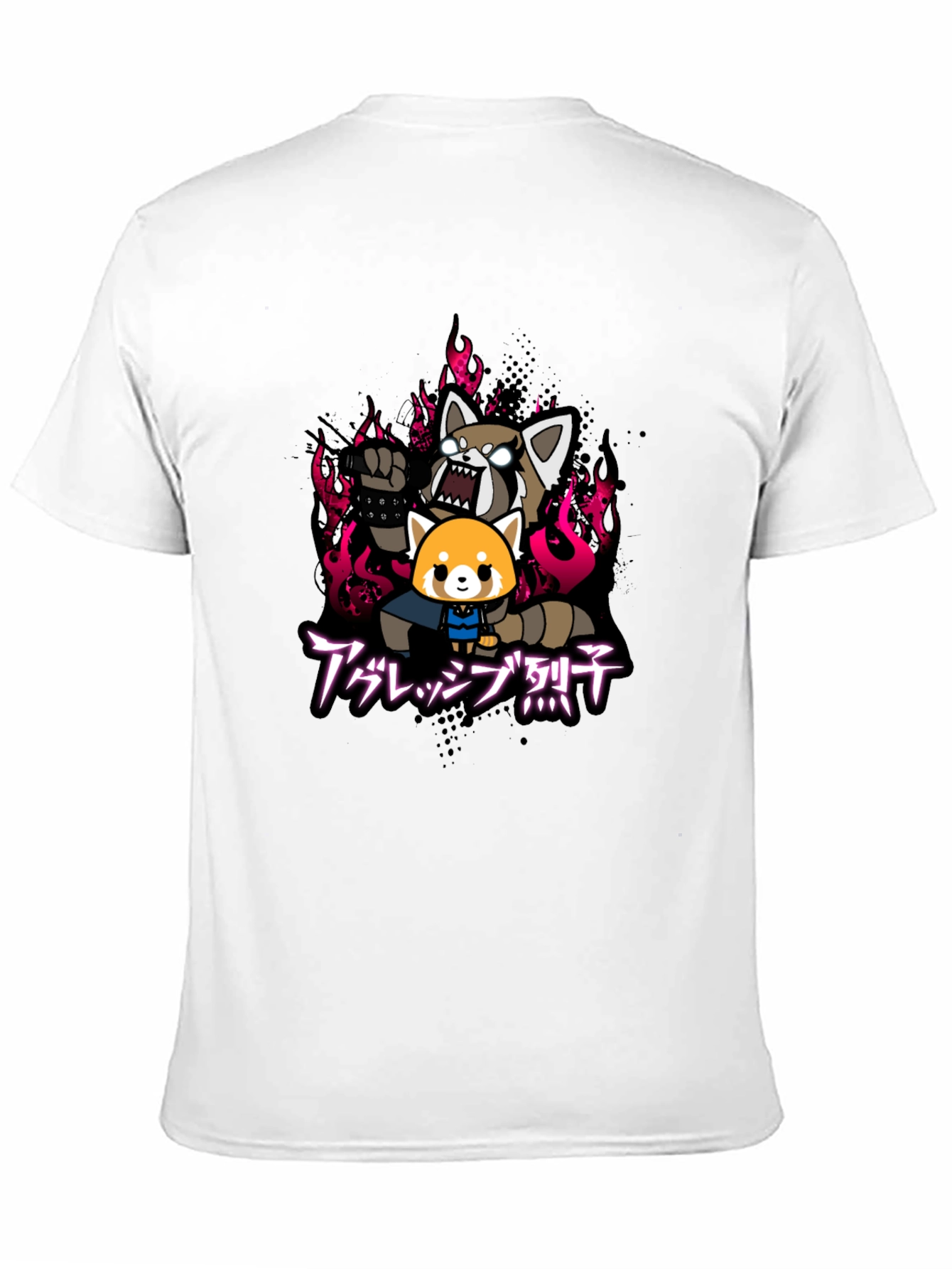 Aggretsuko Rage T-Shirt - Black Cotton Tee