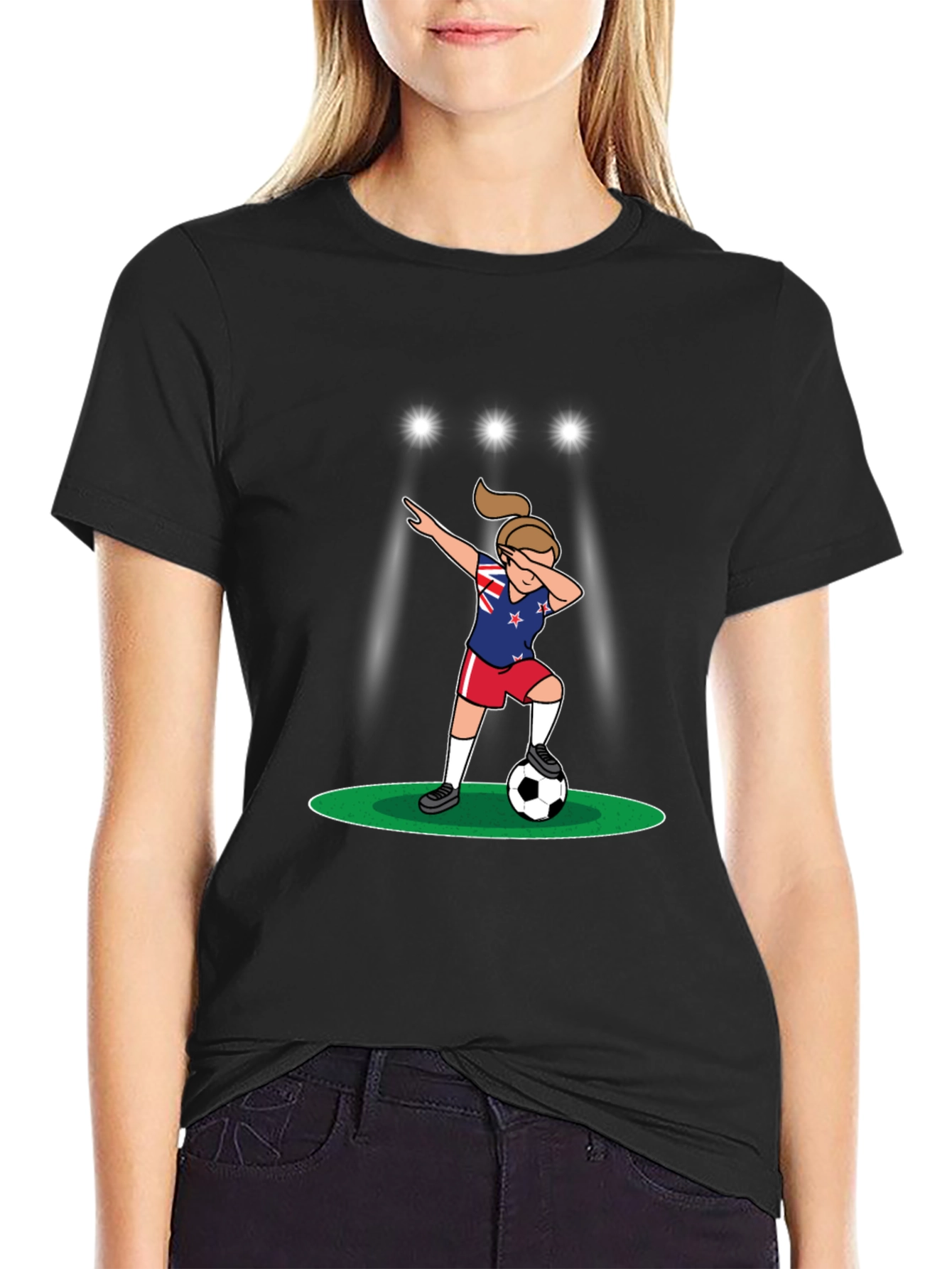 New Zealand Soccer Dab T-Shirt
