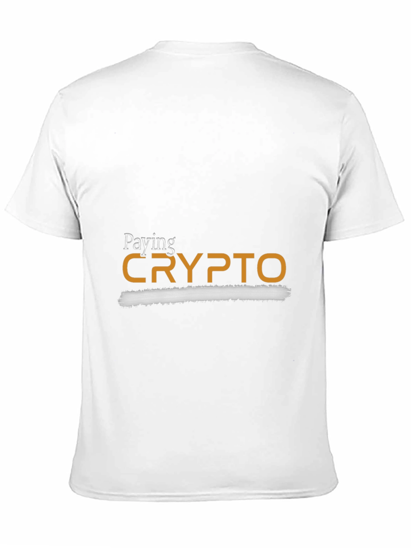 Paying Crypto Black T-Shirt