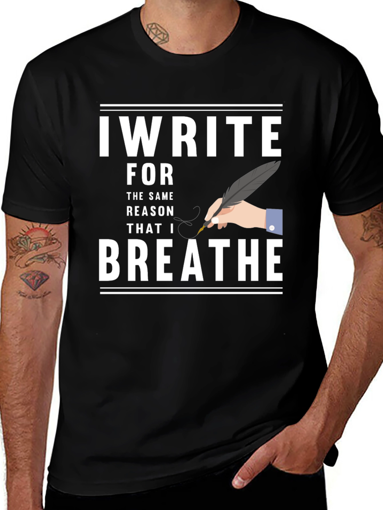 I Write T-Shirt - Writers Inspiration