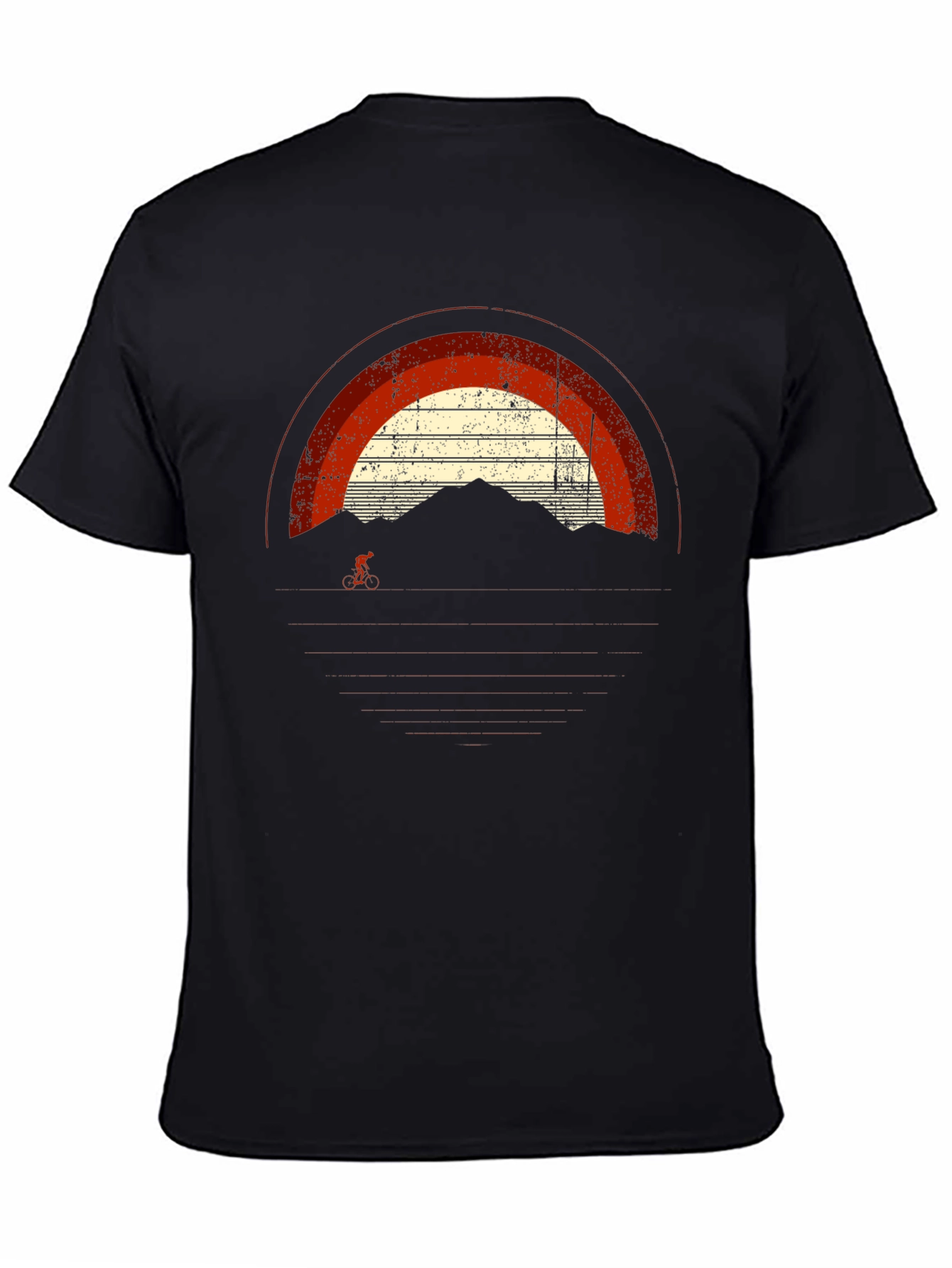 Mountain Biker Retro Graphic T-Shirt