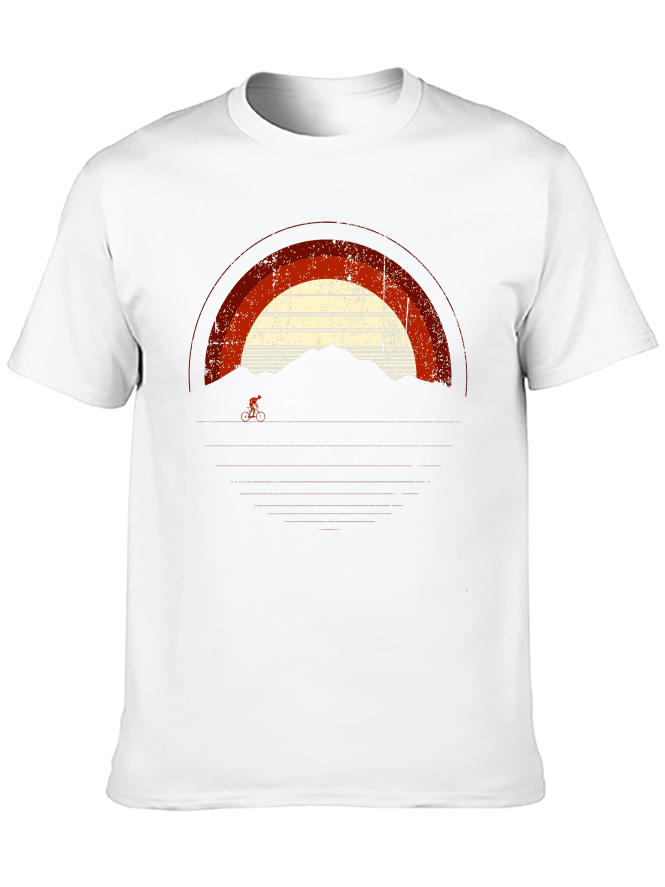 Mountain Biker Retro Graphic T-Shirt