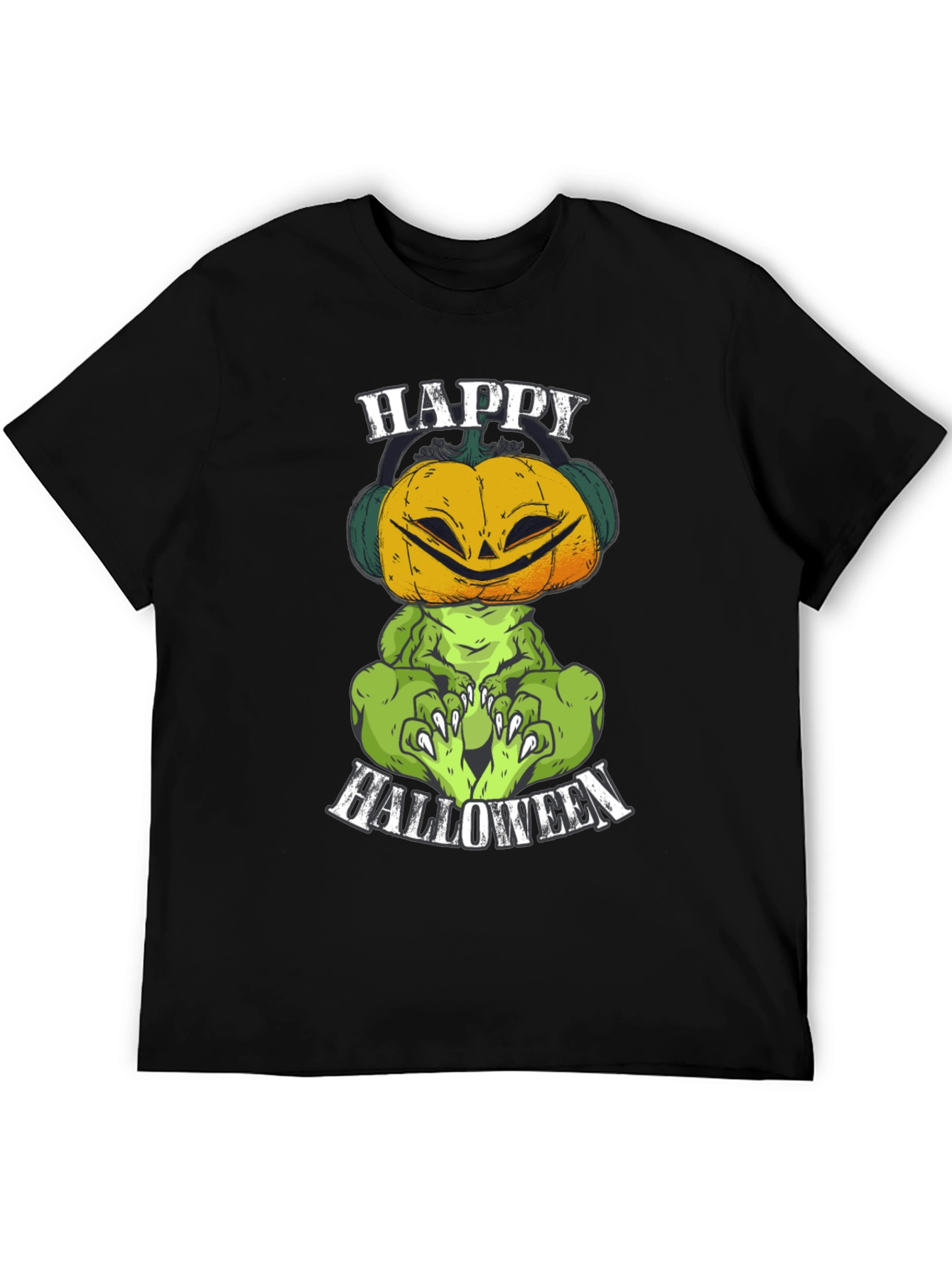Happy Halloween Pumpkin Monster Graphic Tee